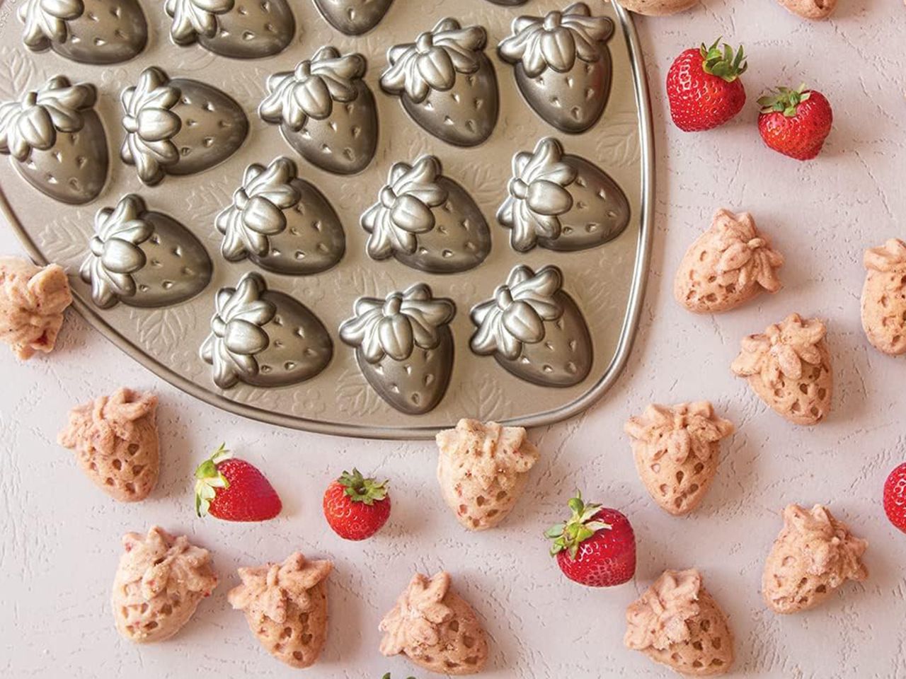 nordic ware strawberry patch bites