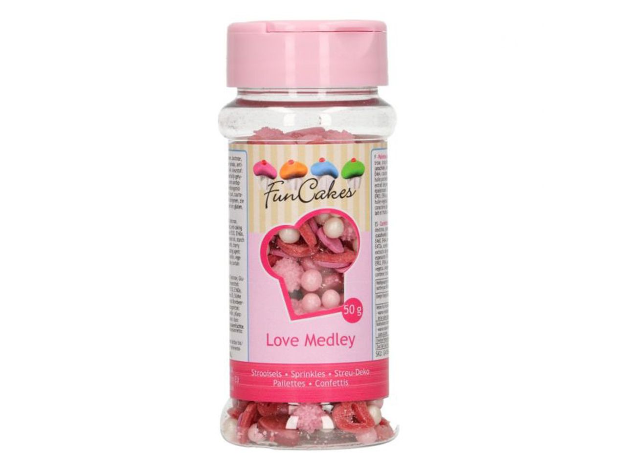 funcakes streudekor mix liebe 50g