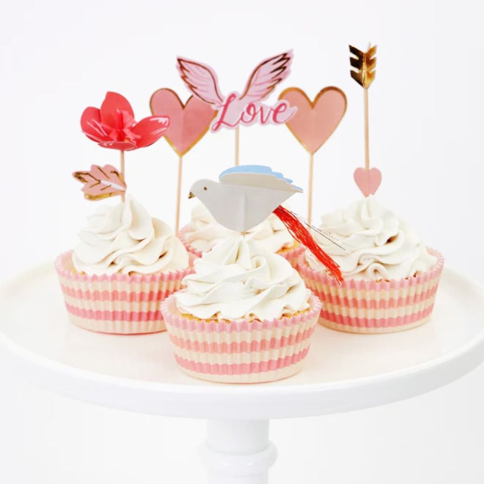 meri meri cupcakes set valentine