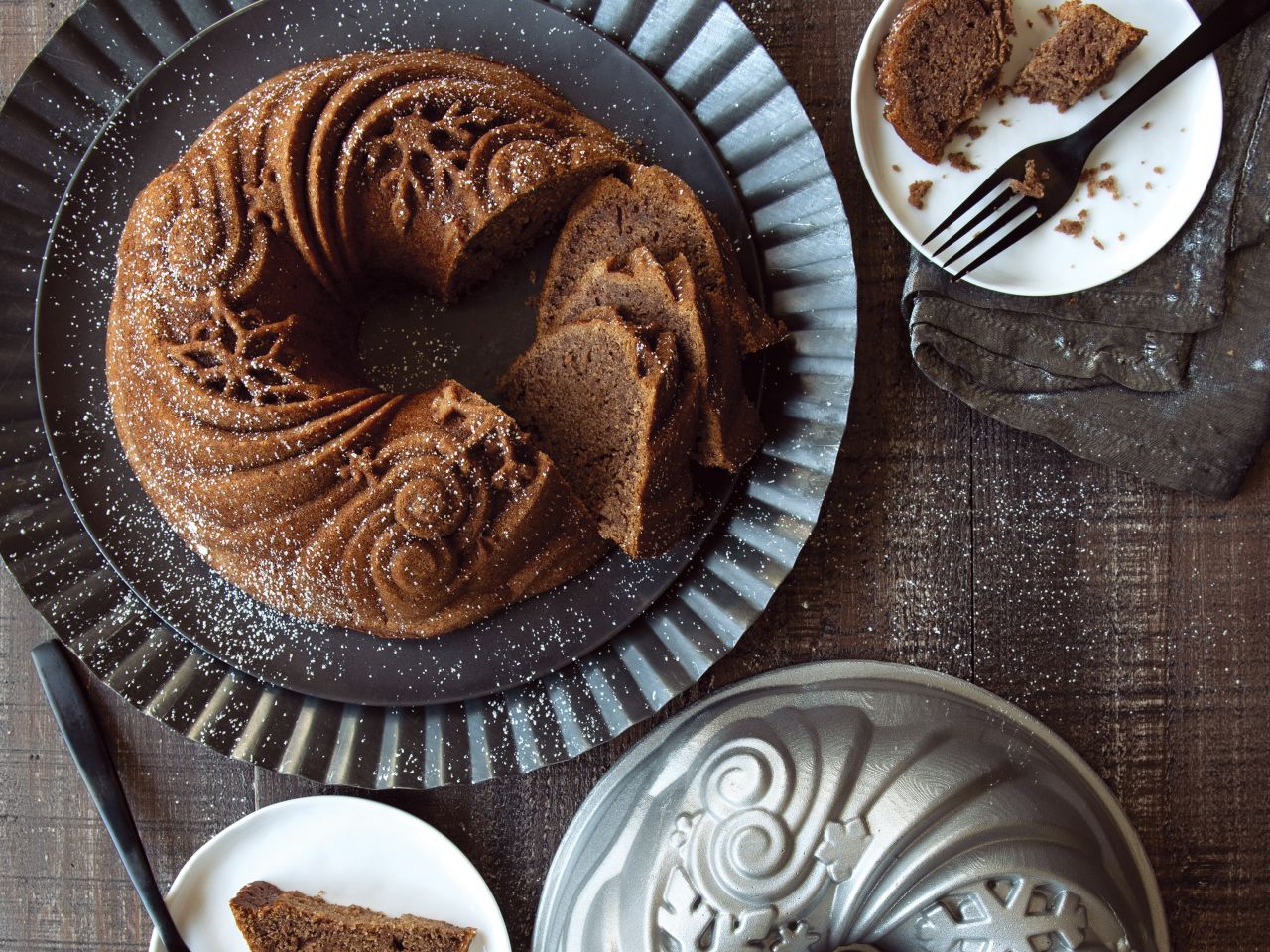 nordic ware let it snow bundt