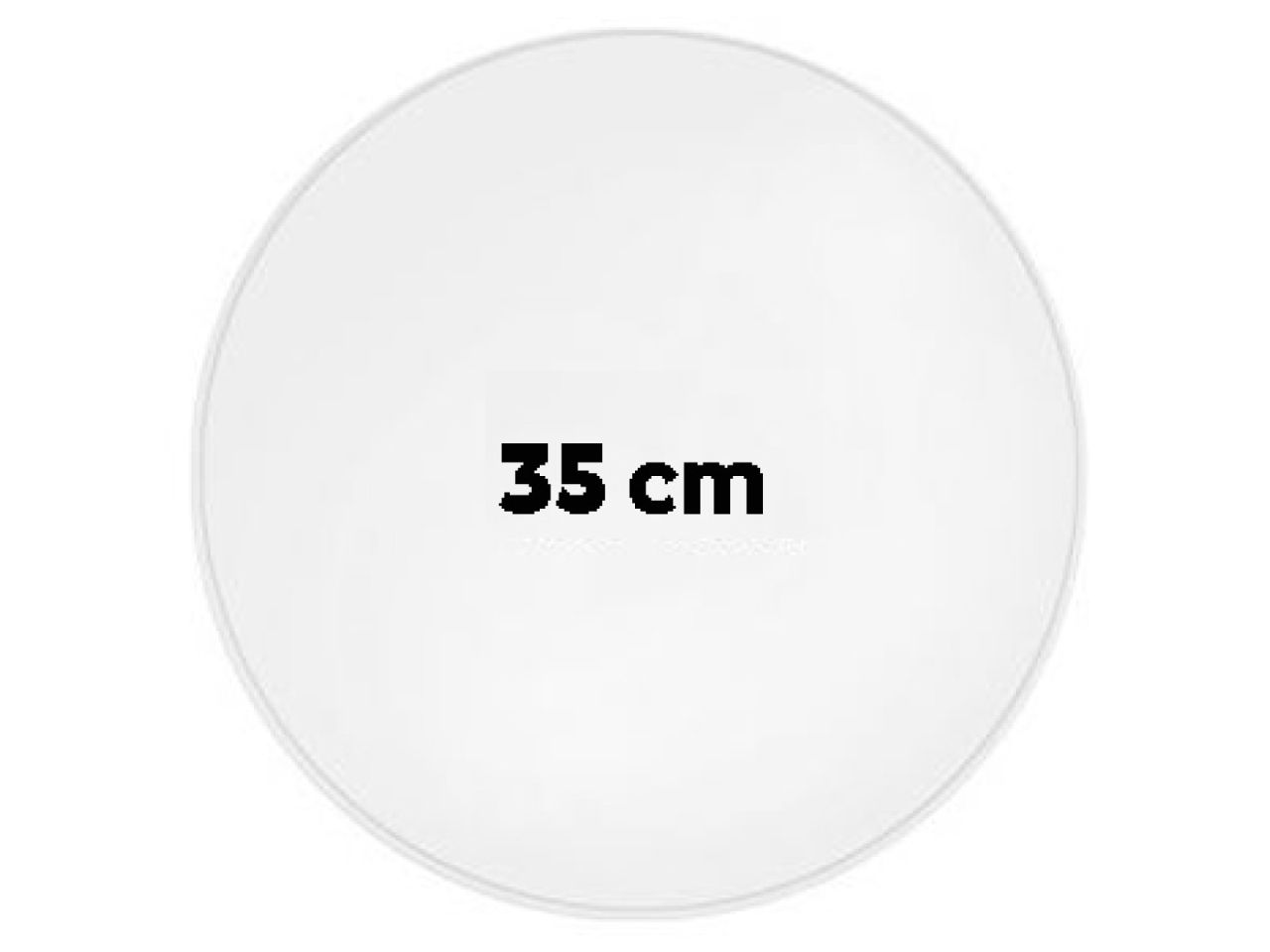 ganache platte rund aus acryl tortenscheibe 35 cm