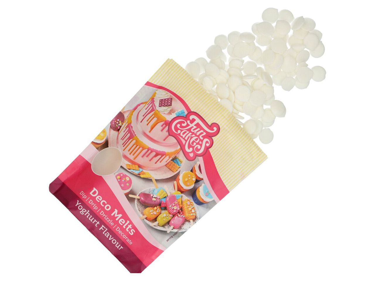 funcakes deco melts joghurtgeschmack 250g