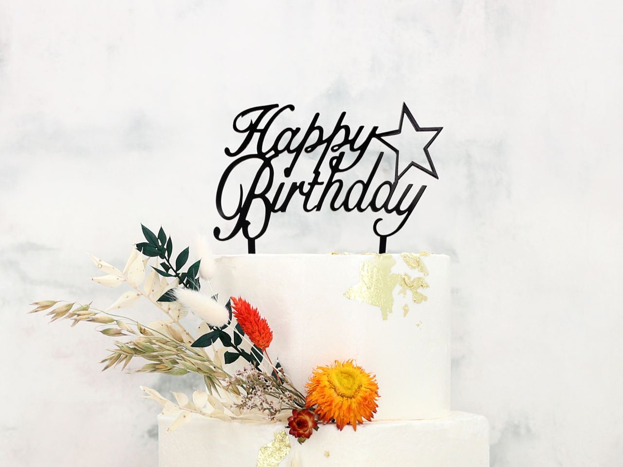 cake topper happy birthday