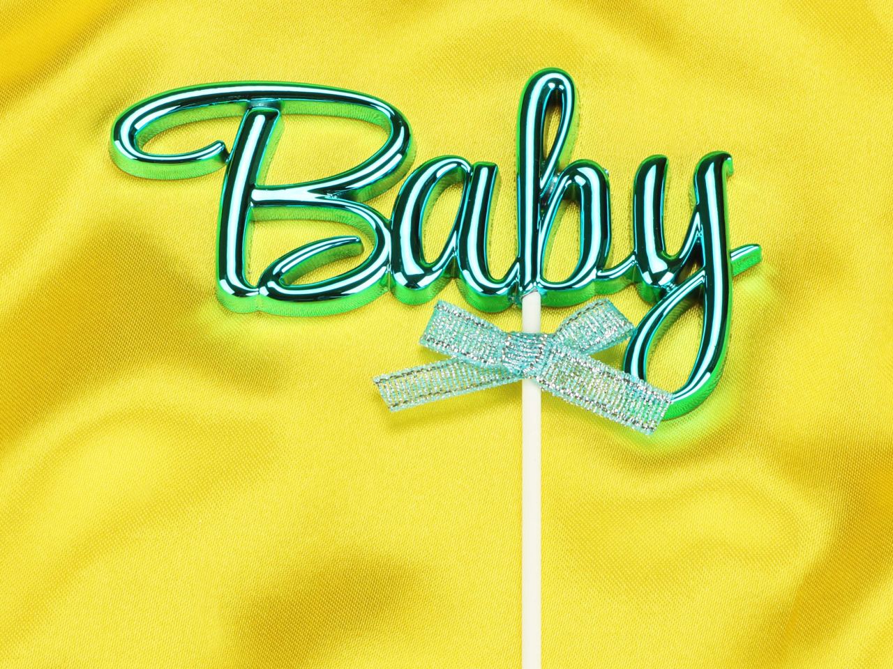 cake topper baby blau 3d