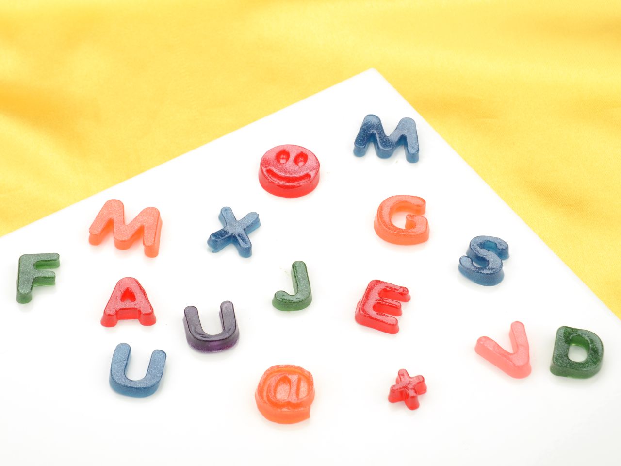 silicone mould small letters