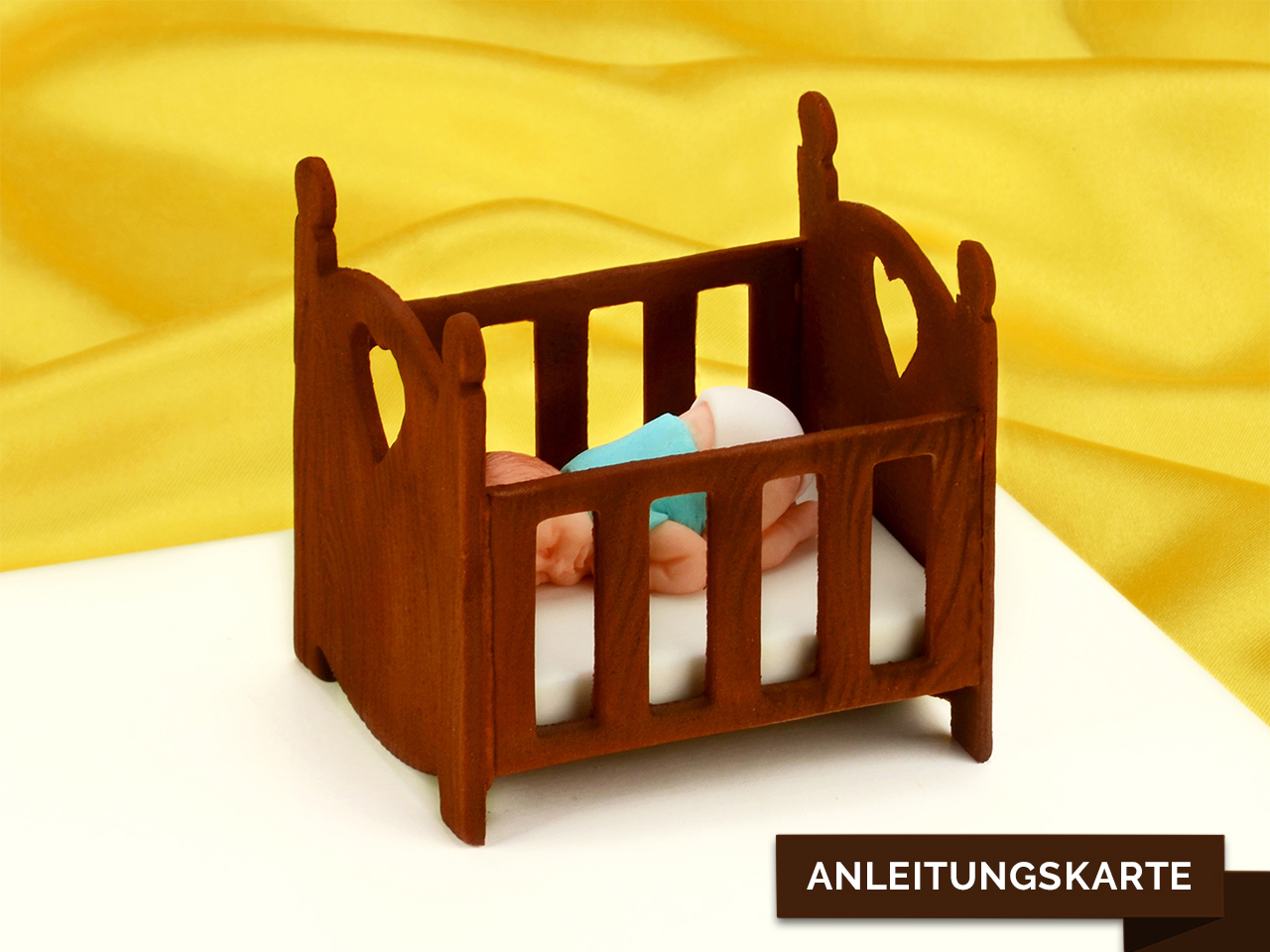 babywiege aus bluetenpaste anleitung