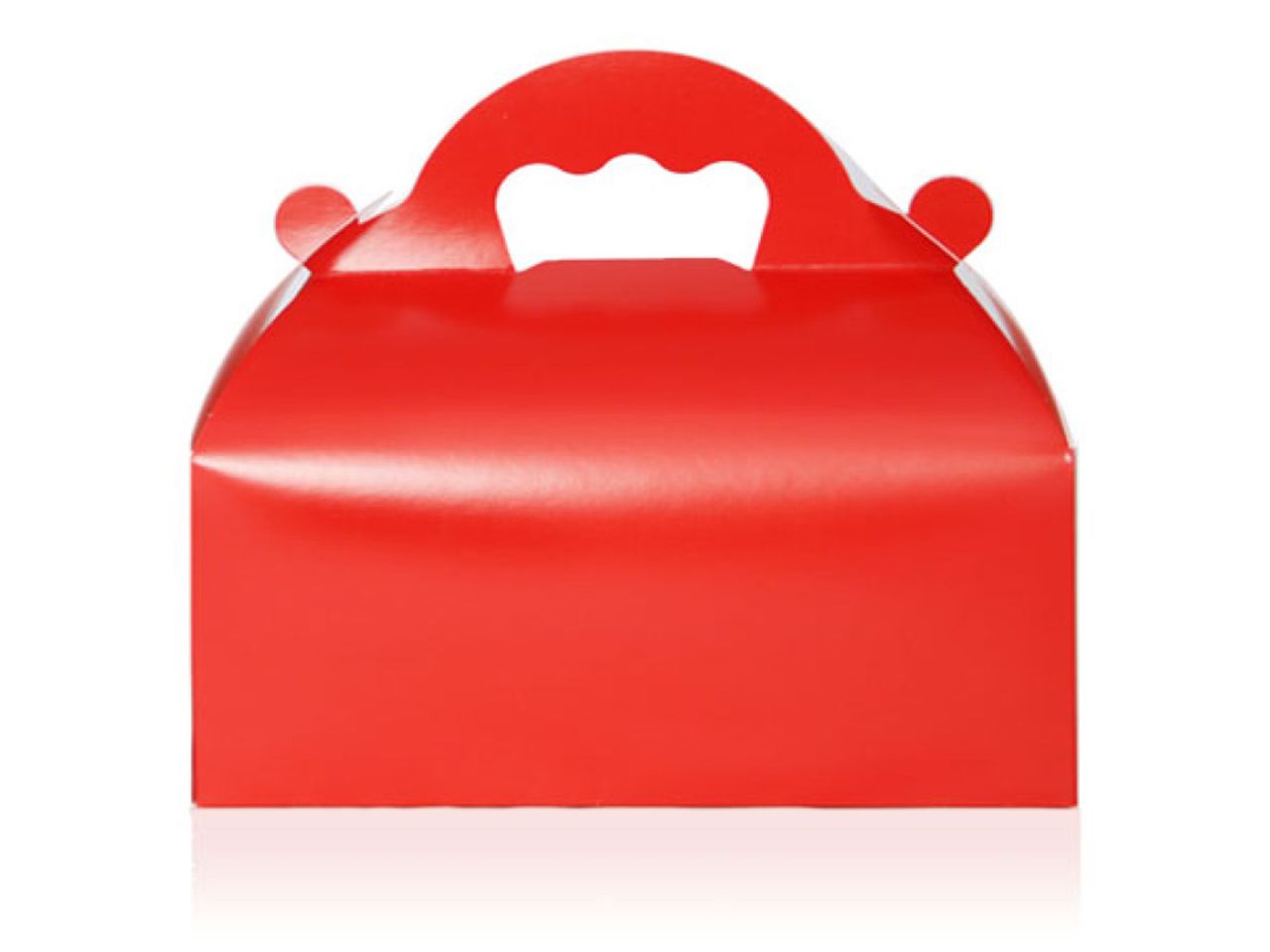 kuchenbox mit tragegriff 10x18cm rot