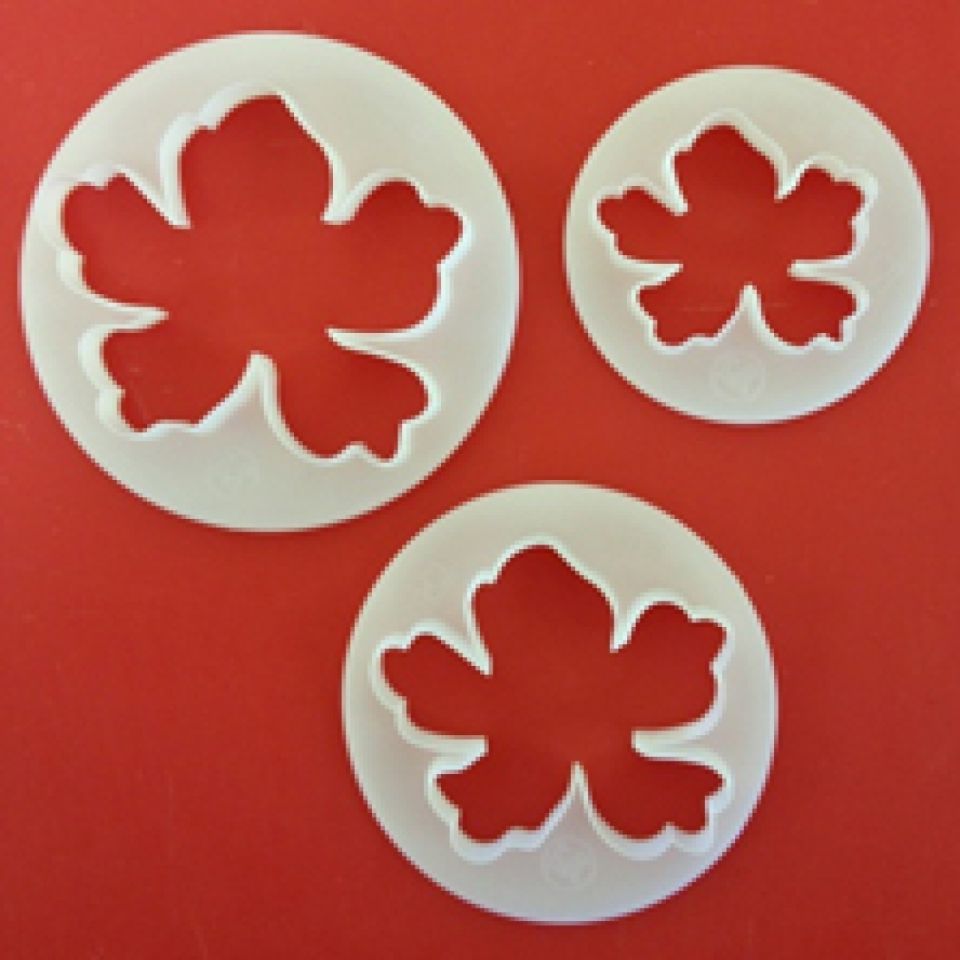 fmm cutter for fondant flower paste hawaiian flower 3 pieces