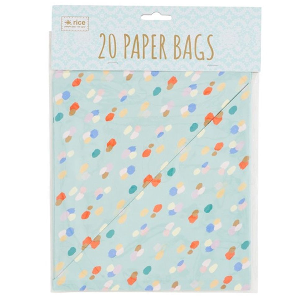 20 papier spitztueten hellblau