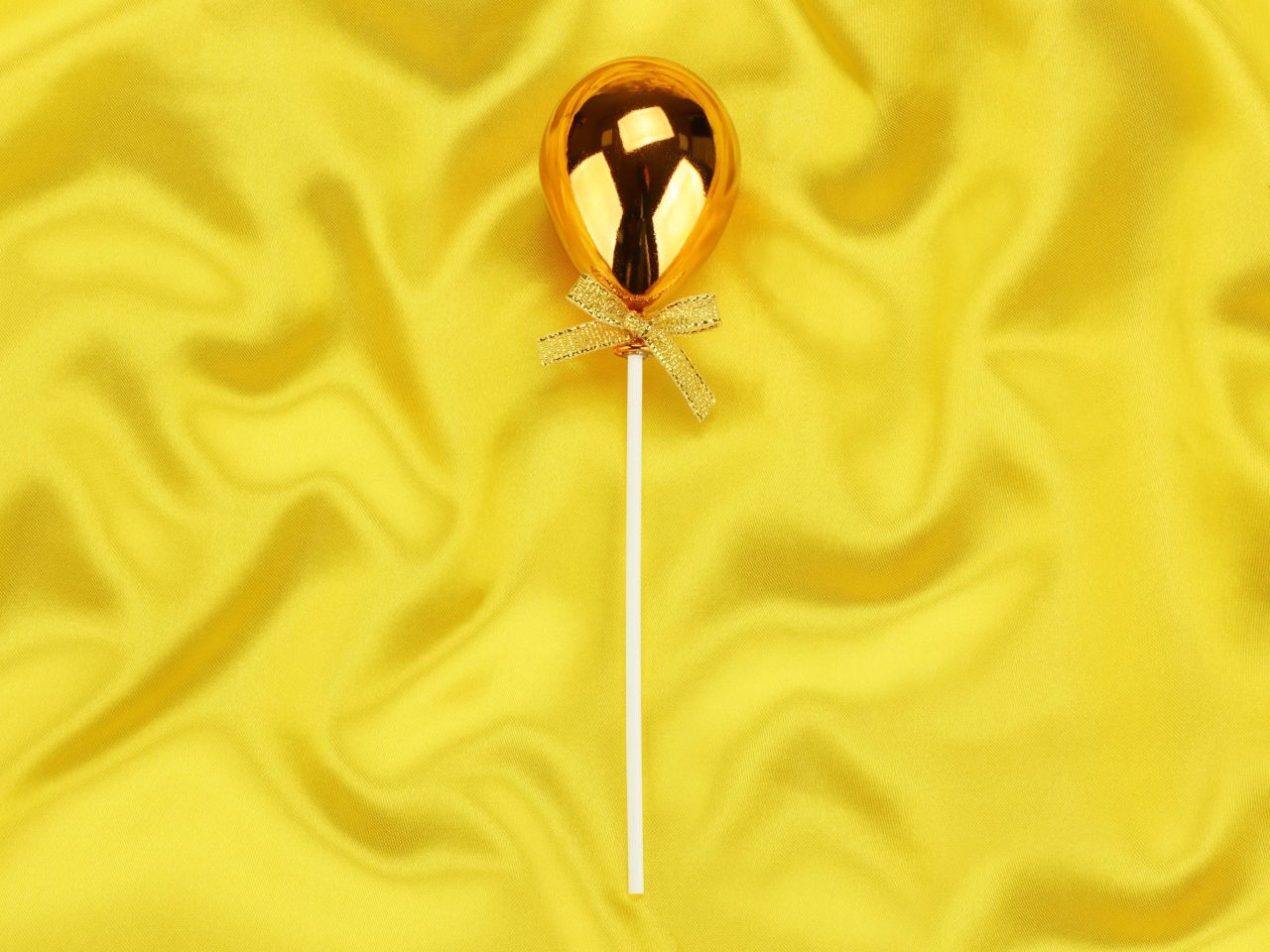 cake topper ballon gold 3d