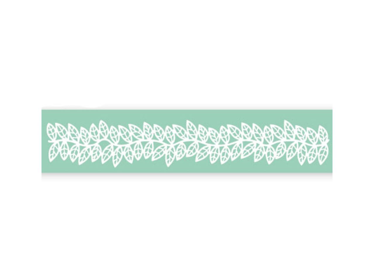 pavoni magic decor essbare spitze silikon matte 40x9 cm blaetter