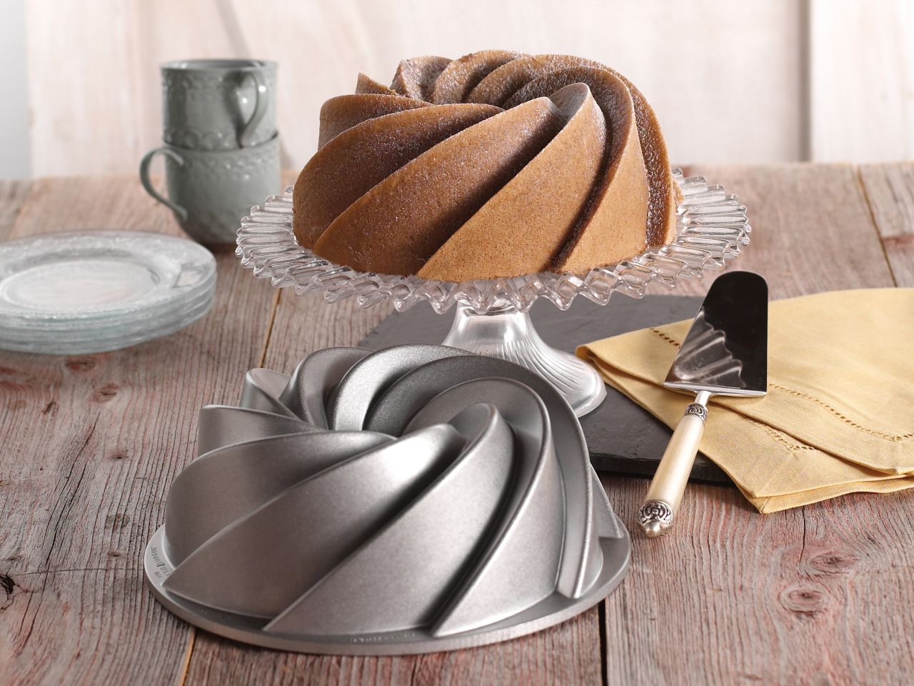 nordic ware heritage bundt pan