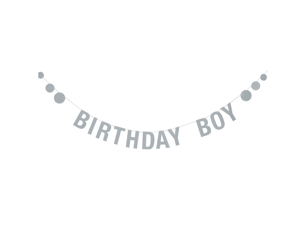partygirlande birthday boy jungengeburtstag 2 2 mx12 cm