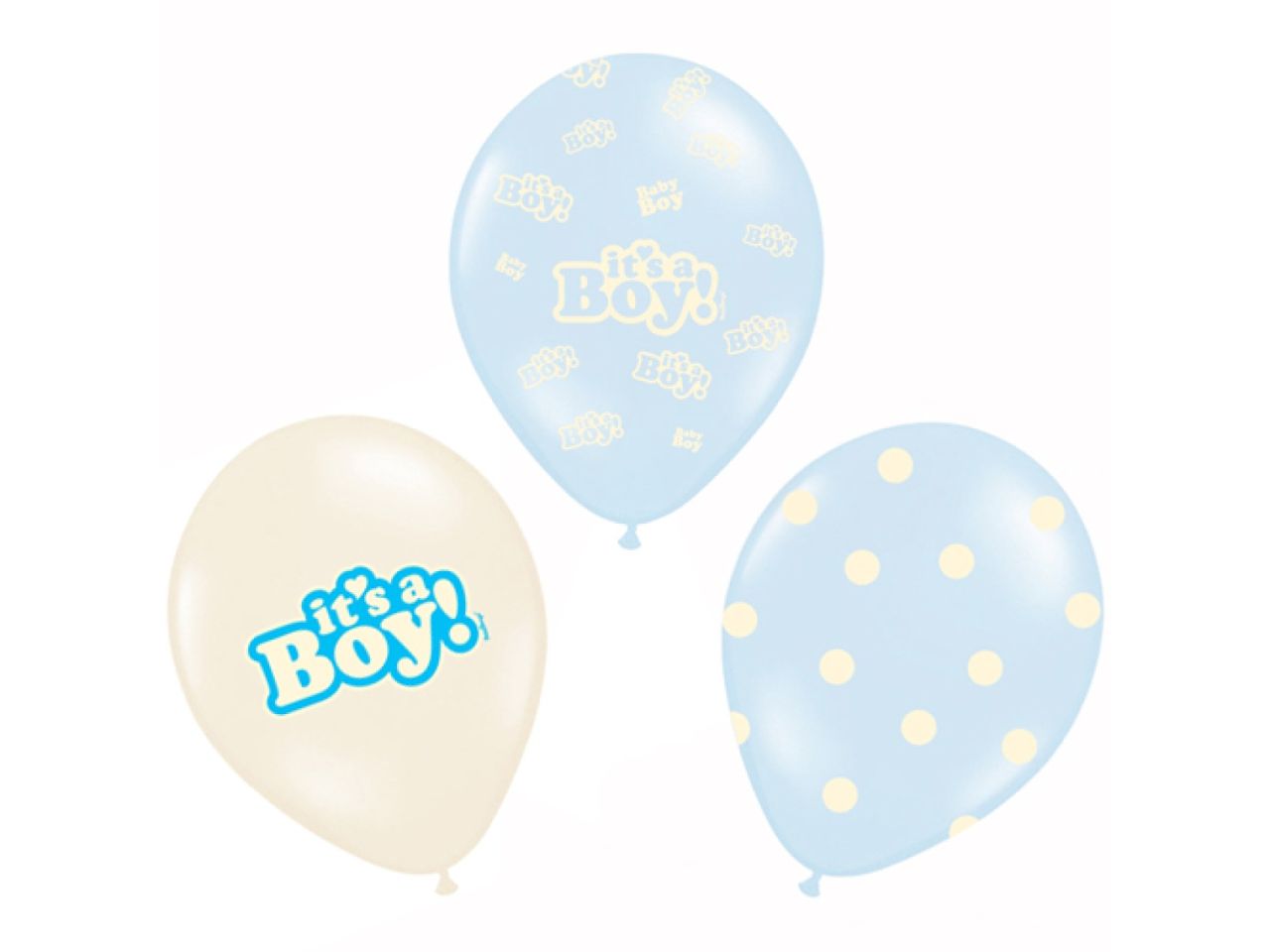 luftballons its a boy 6 stueck 30 cm