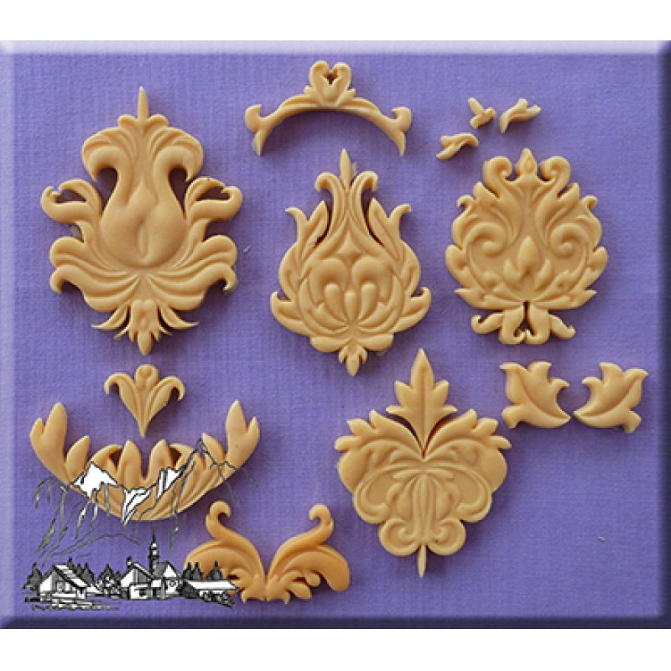 fondant mould design element 1 13x14 cm