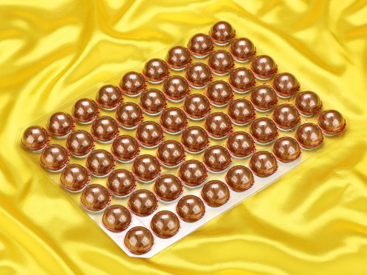 1 folie halbkugeln magic vollmilch