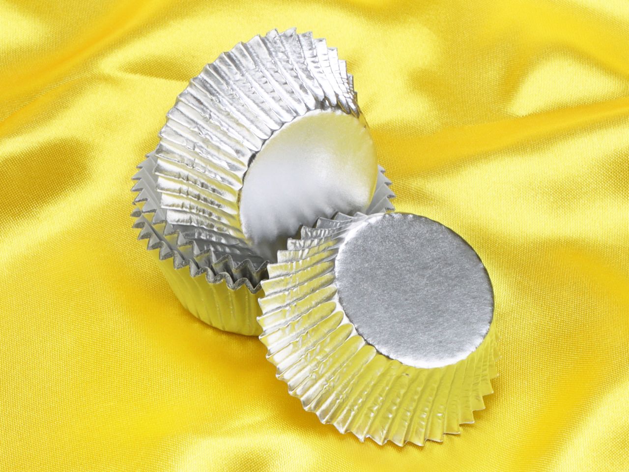 mini muffinfoermchen folie silber 36 stueck