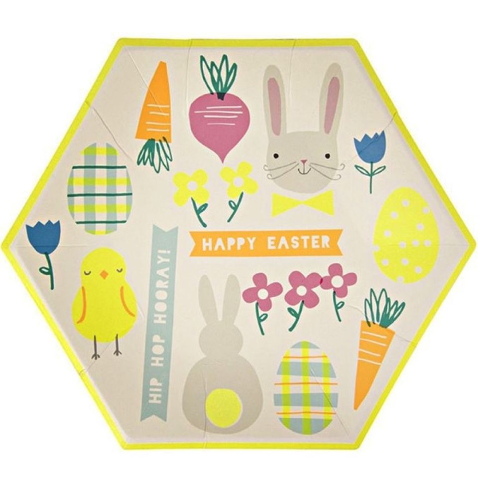 meri meri partyteller ostern 12 stueck