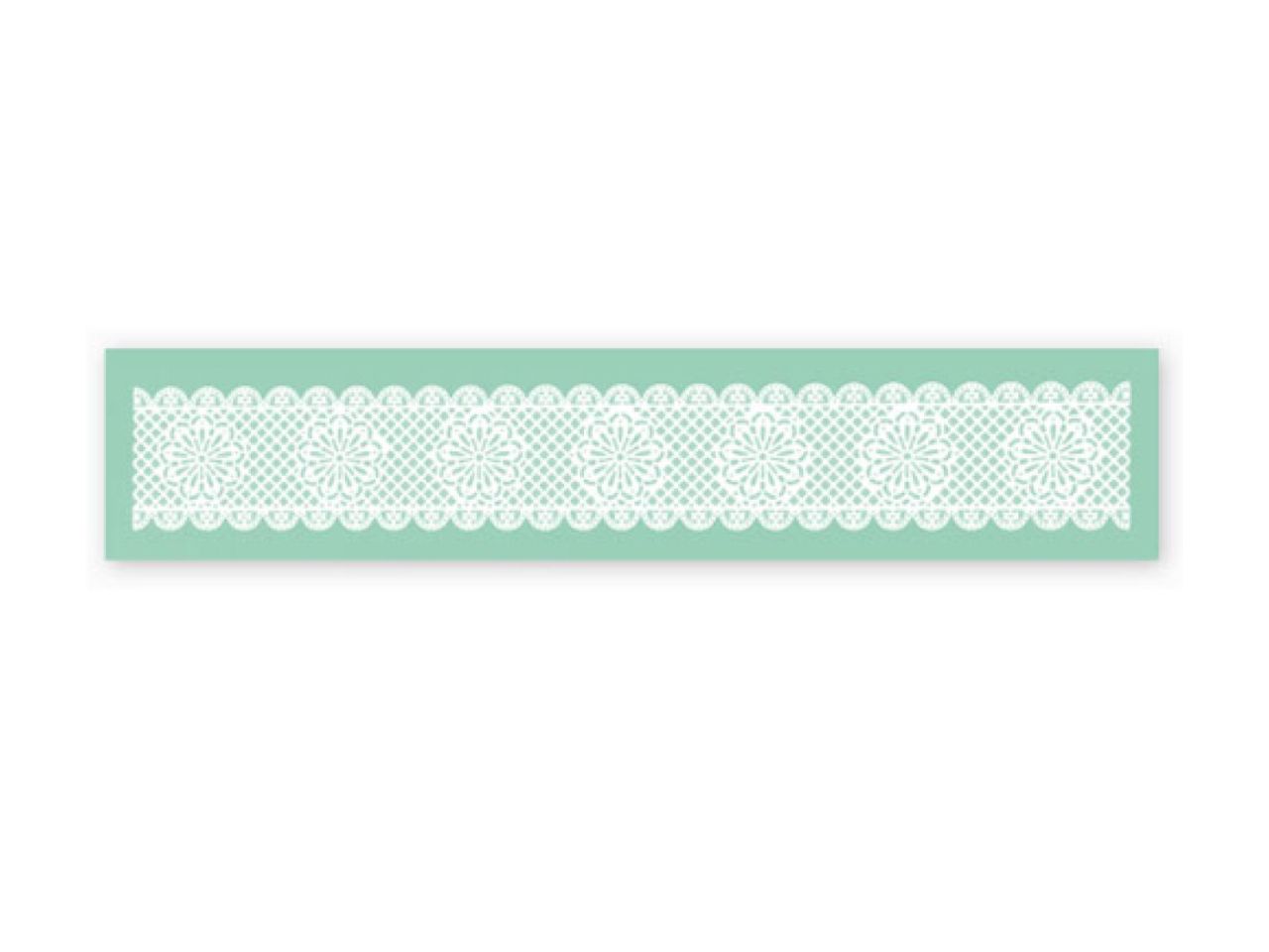 pavoni magic decor essbare spitze silikon matte 40x9 cm blumen borduere 2