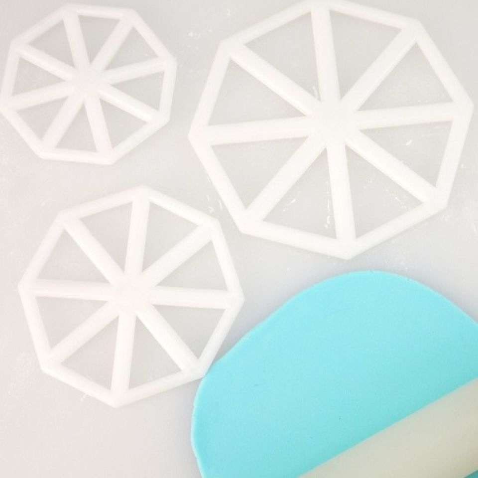 fmm garland cutters for fondant and flower paste set of 3