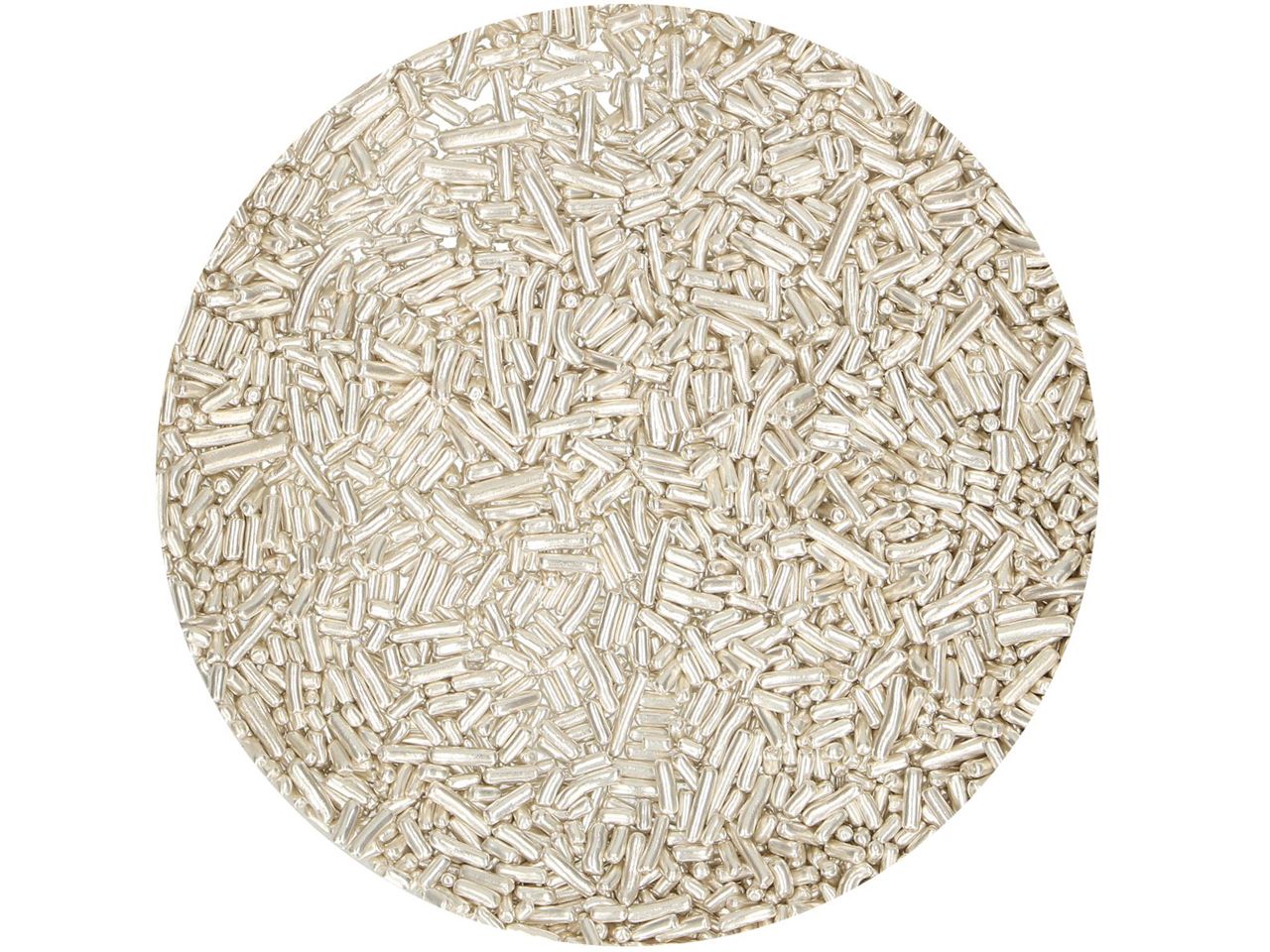 funcakes zuckerstreusel metallic silber 80g