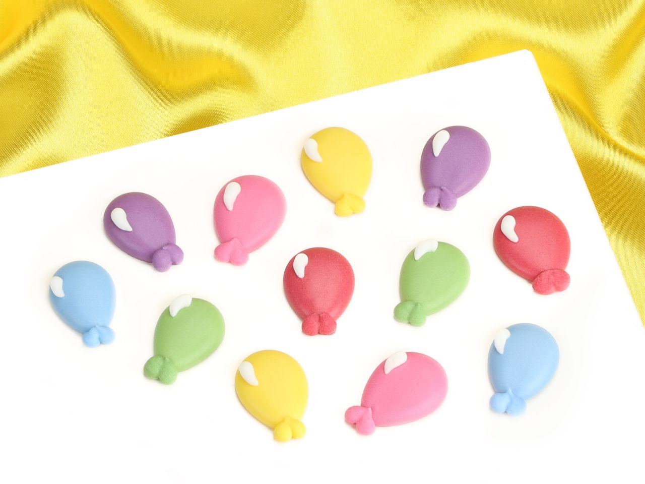 dekoraufleger zucker ballons 12 stueck