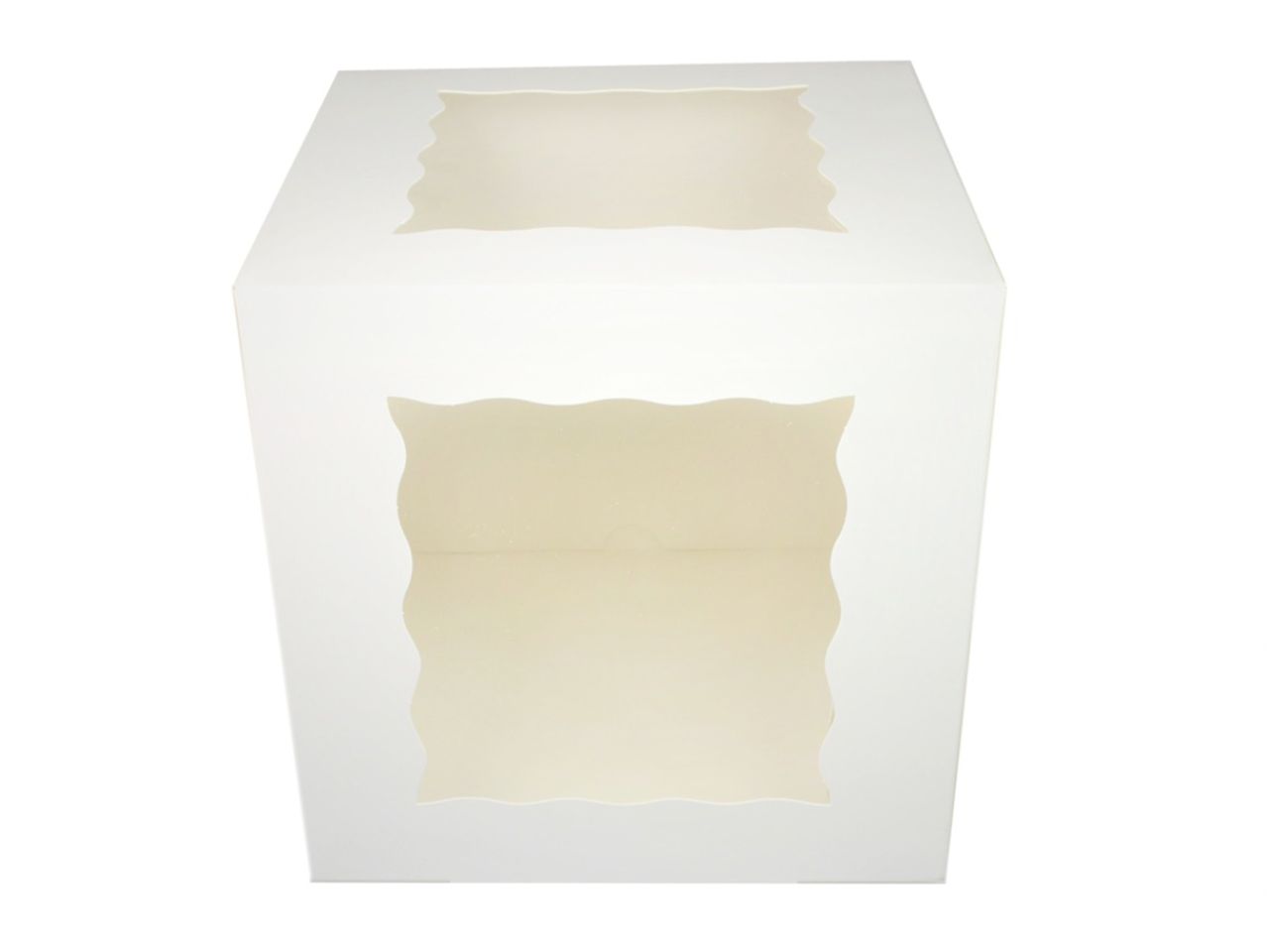 tortenkarton 25x25x25cm mit fenster