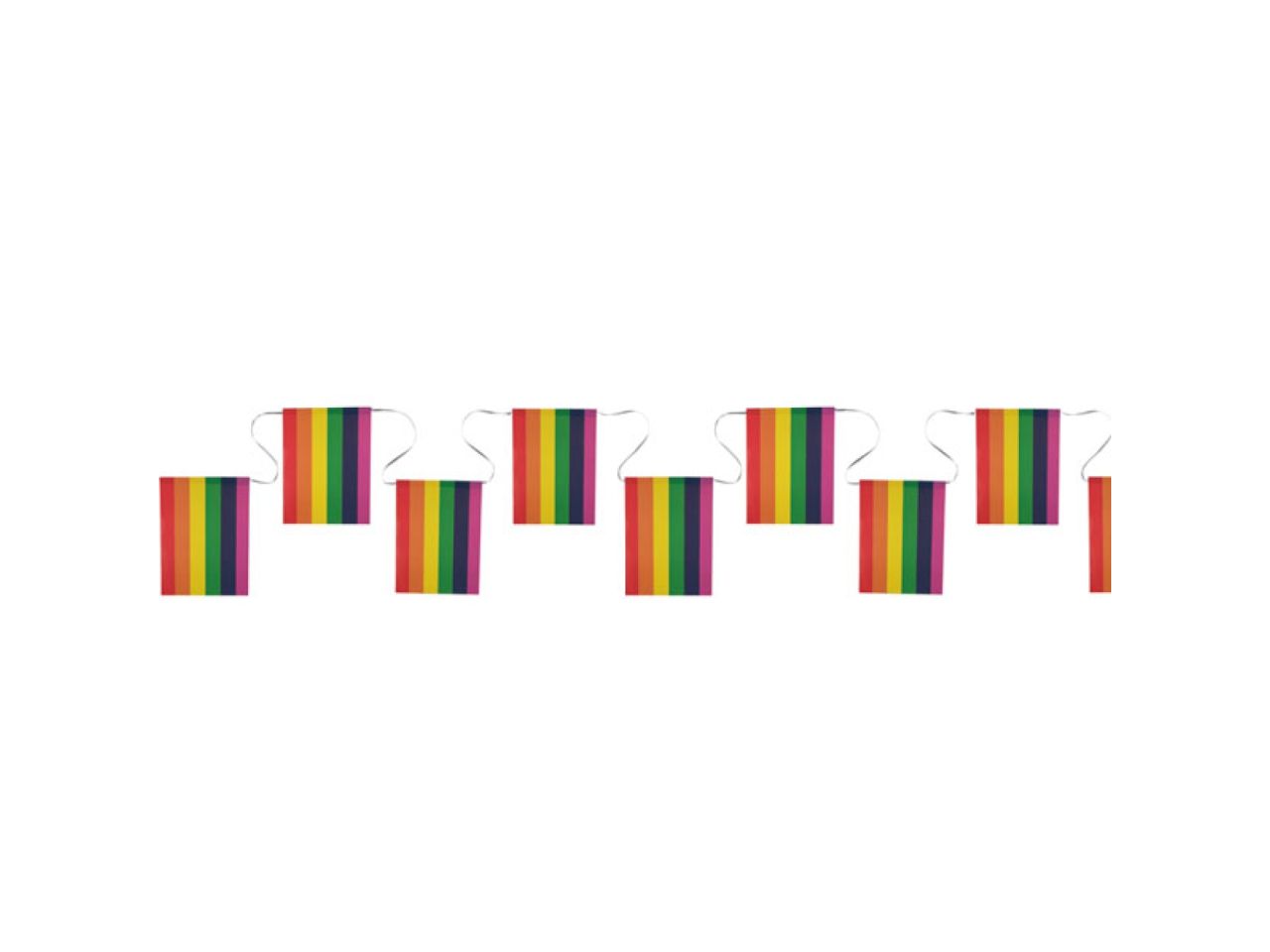 partygirlande regenbogen 6 meter