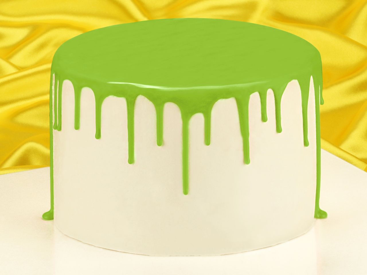 cake drip glasur lime green 250g