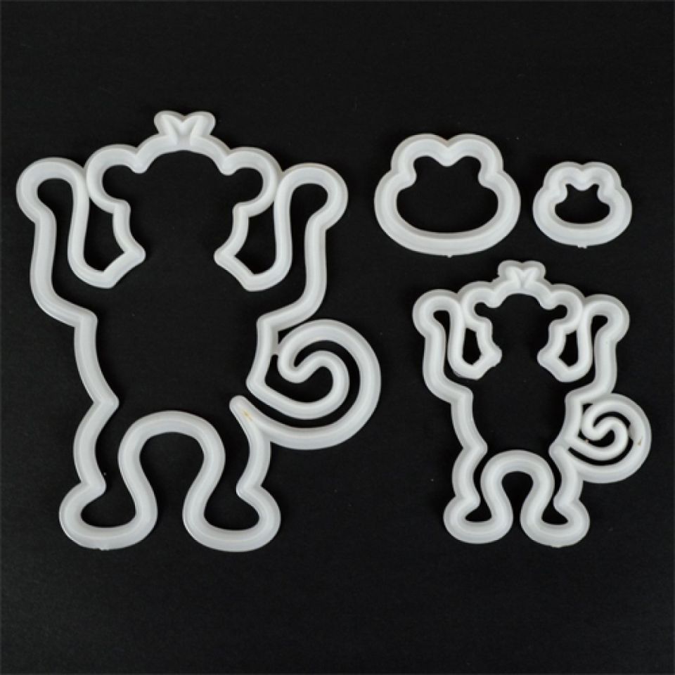 fmm fondantausstecher set affe 5 5 und 9 cm