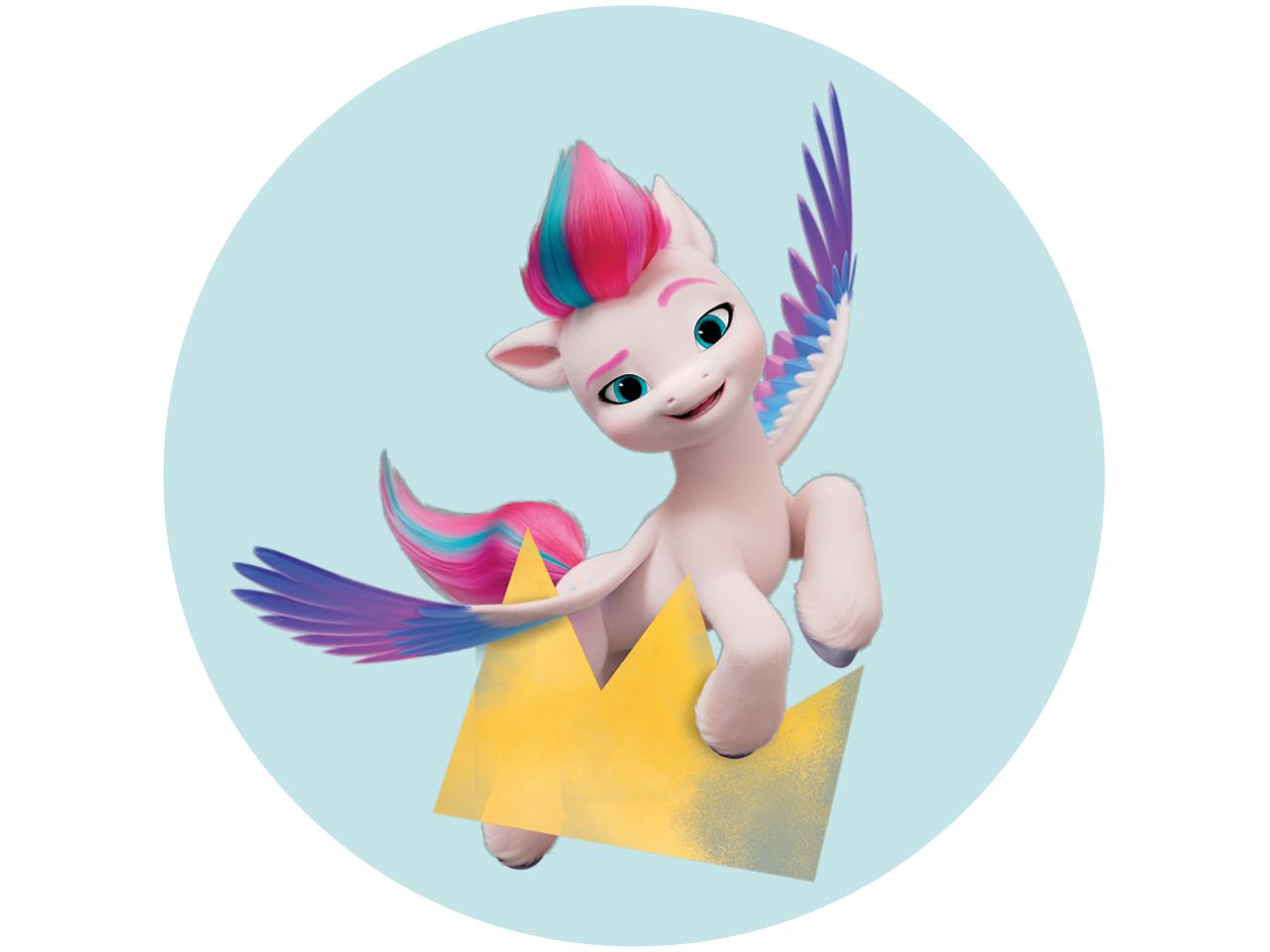 tortenaufleger my little pony zipp rund 20cm