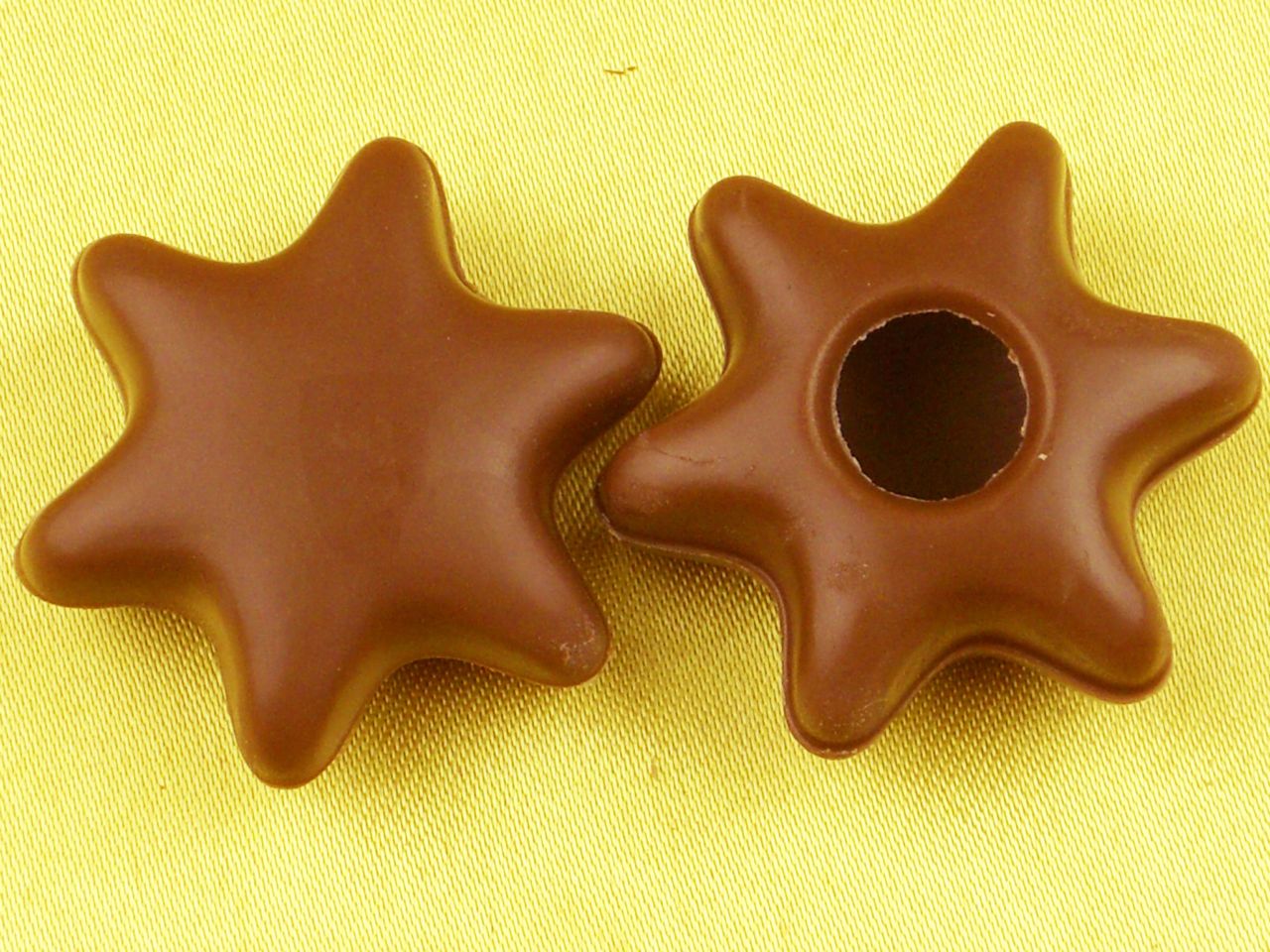 1 sheet hollow star milk