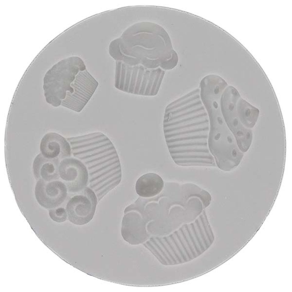 fondant mould for 5 cupcakes 8 cm