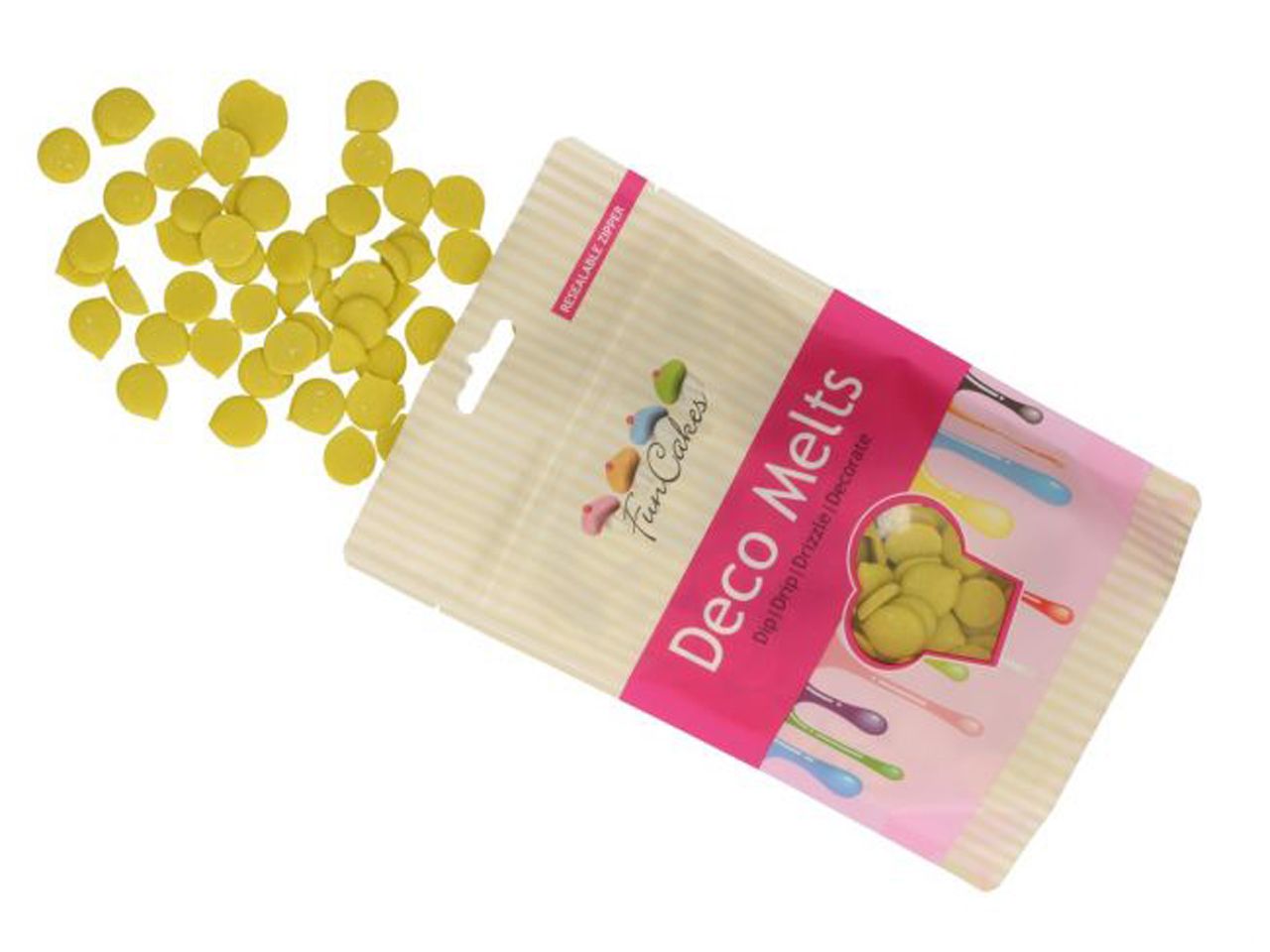 funcakes deco melts limettengruen 250g