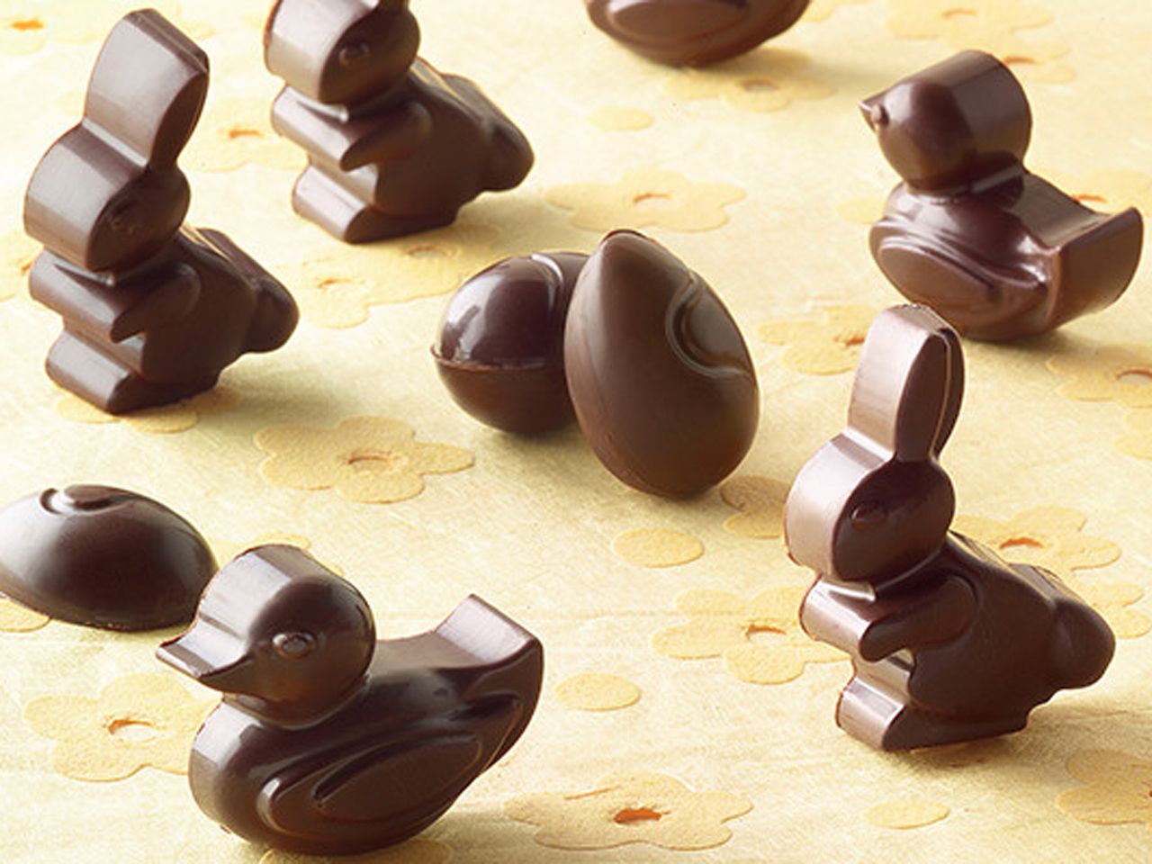 silicone praline mould easter