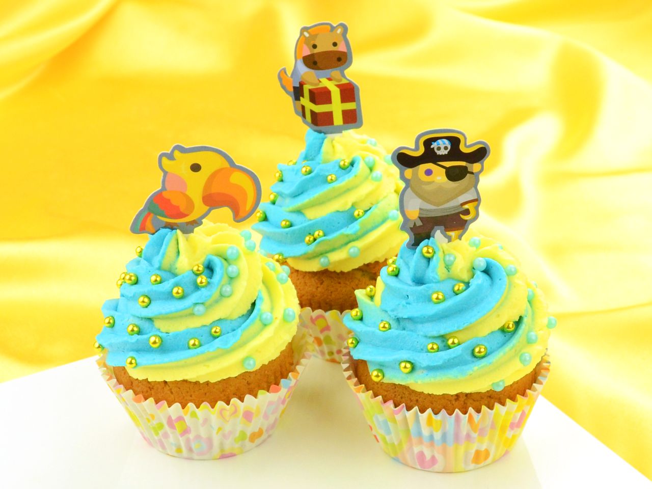 cupcake dekor set piraten