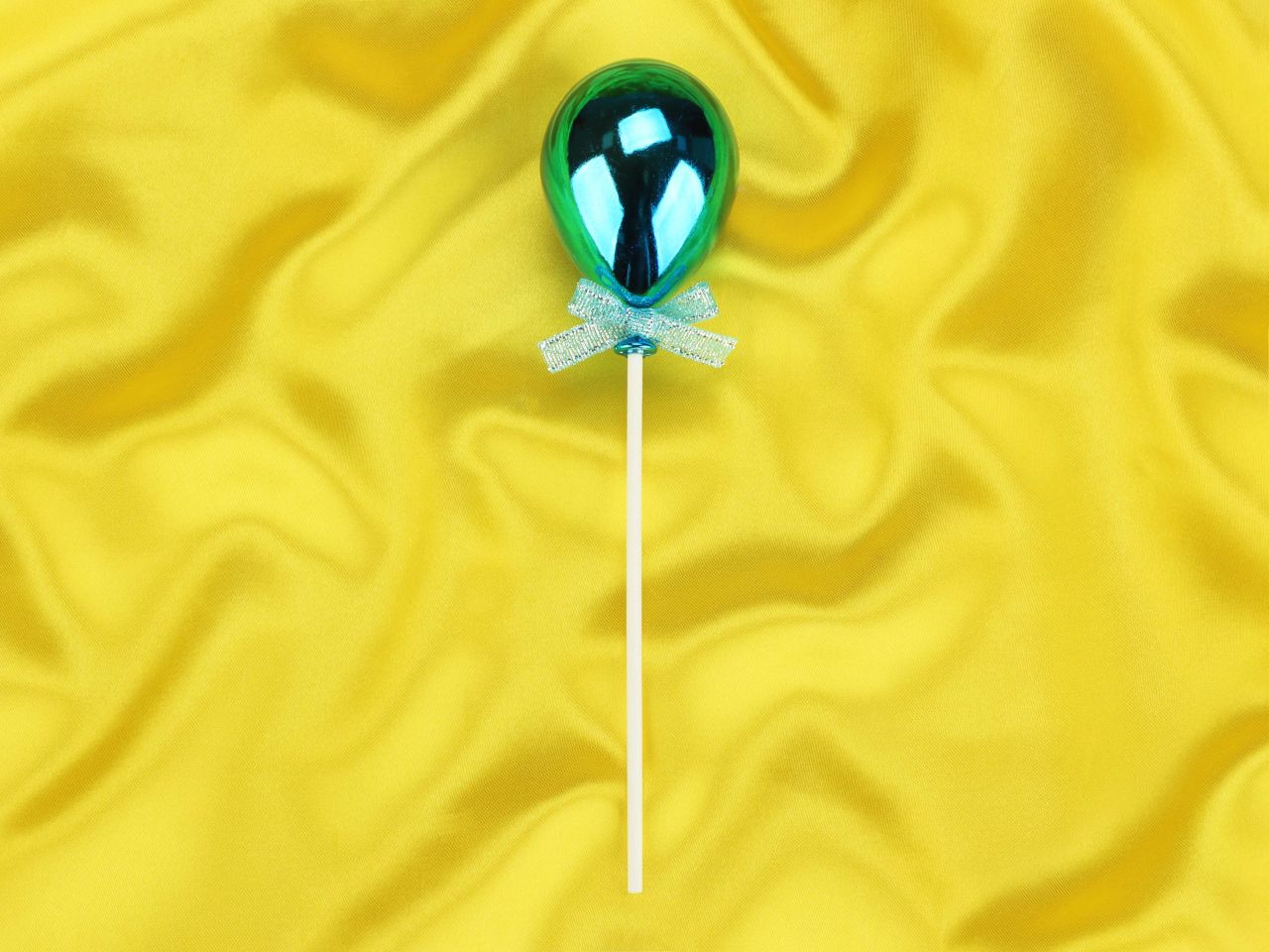 cake topper ballon blau 3d