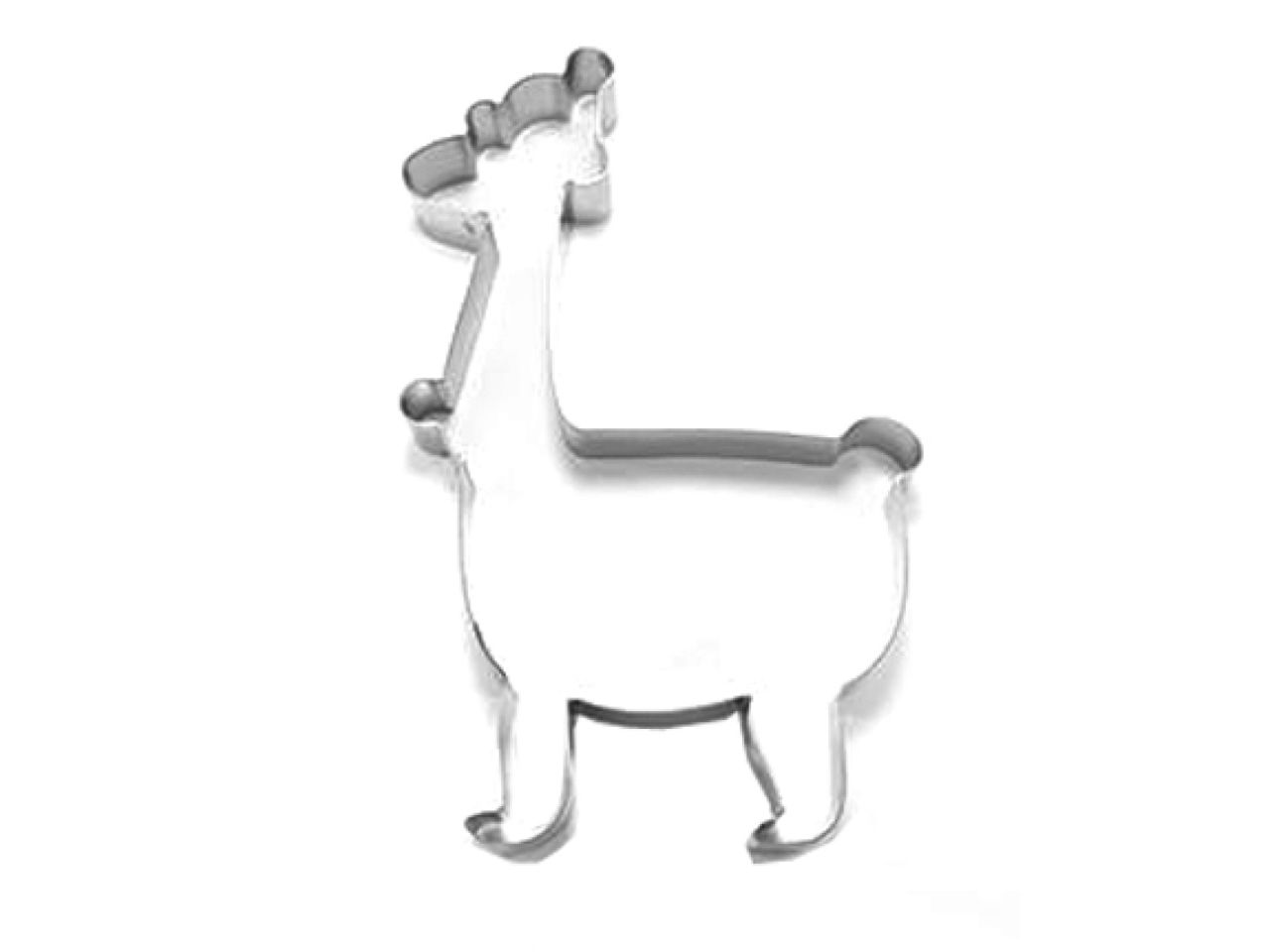 plaetzchen ausstecher lama