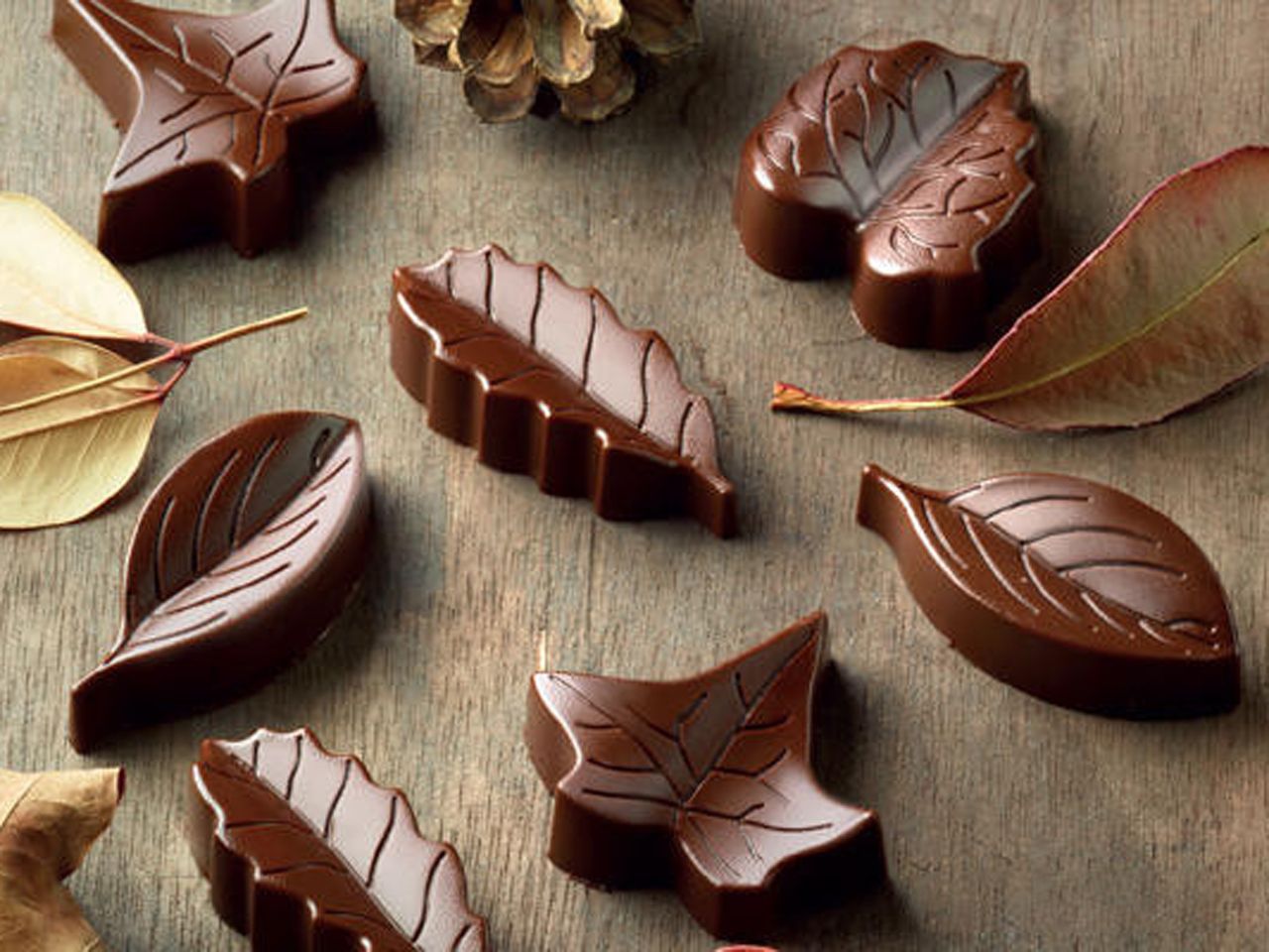 silicone praline mould nature