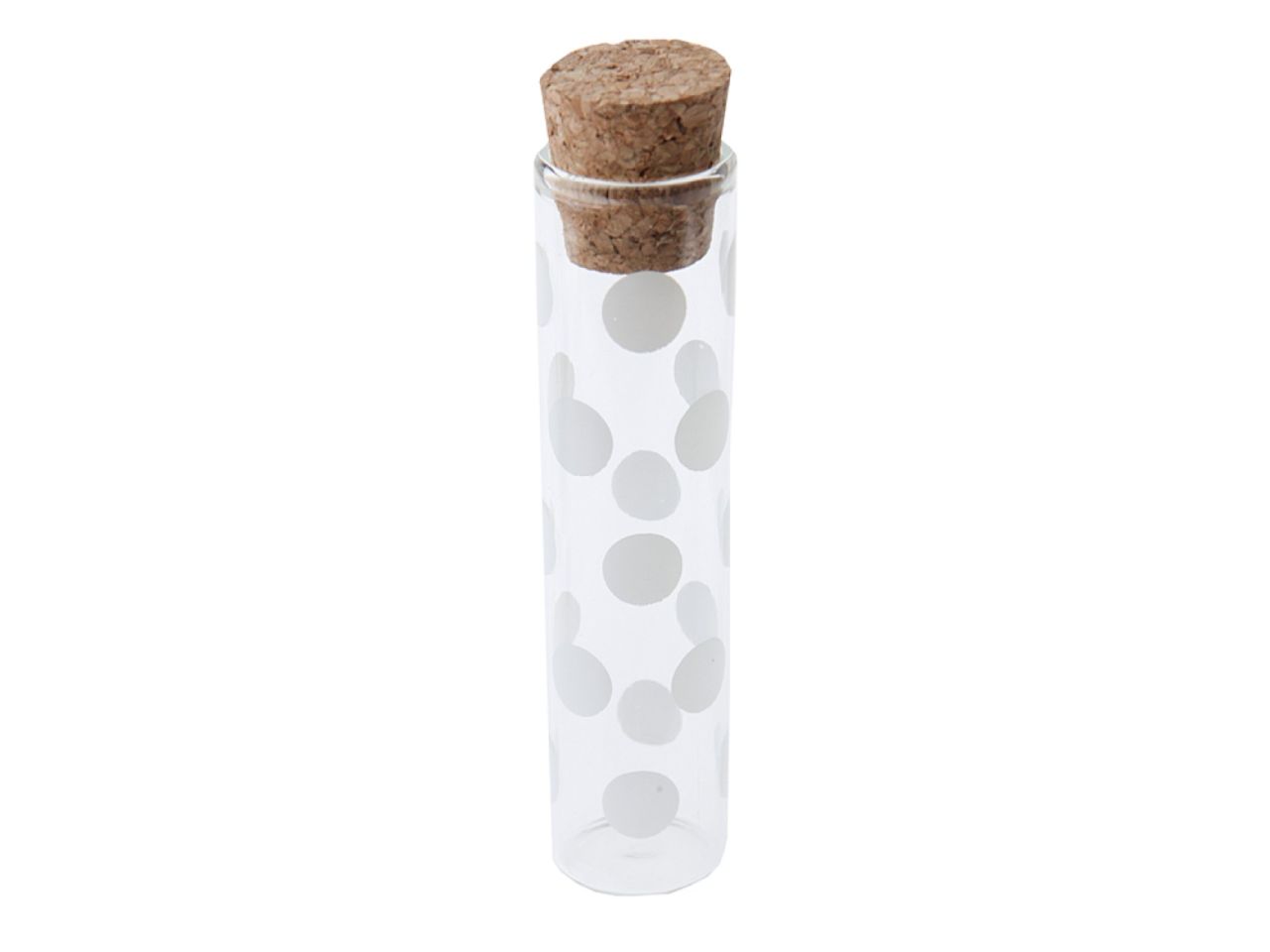 reagenzglas weisse punkte 10 cm
