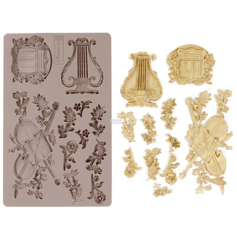 fondant mould musical journey