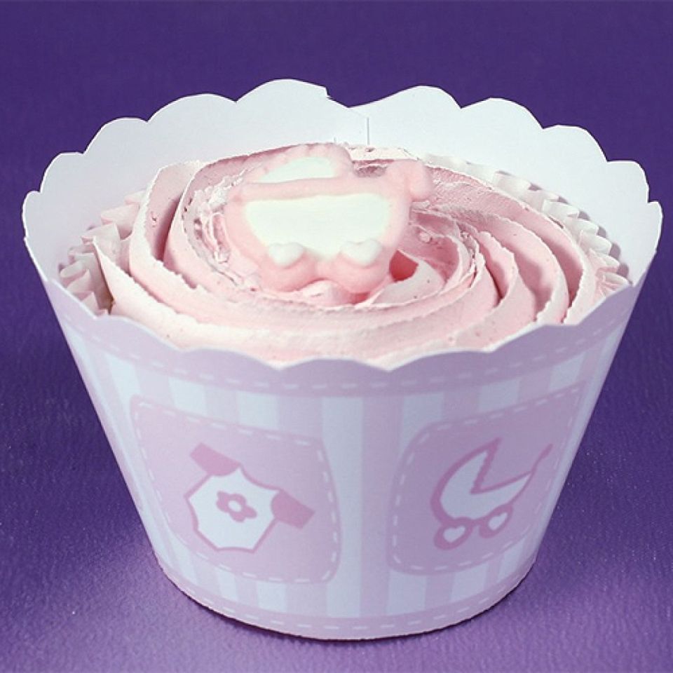 culpitt cupcake wrapper rosa 12 stk