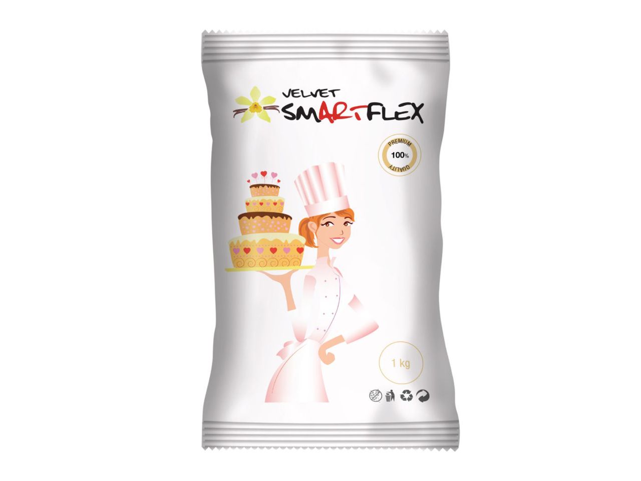 smartflex fondant weiss velvet vanille 1kg