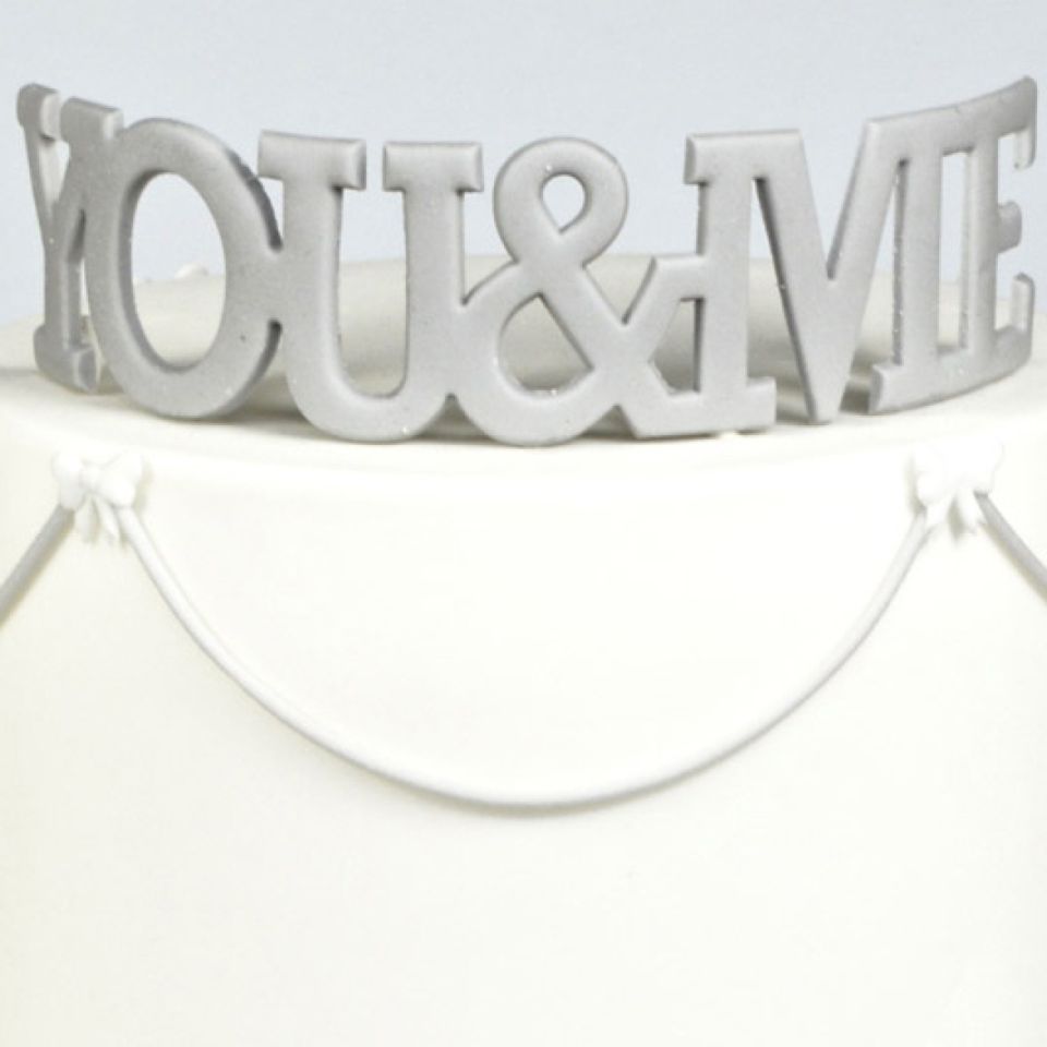 fmm fondant cutter you me 4x13 cm