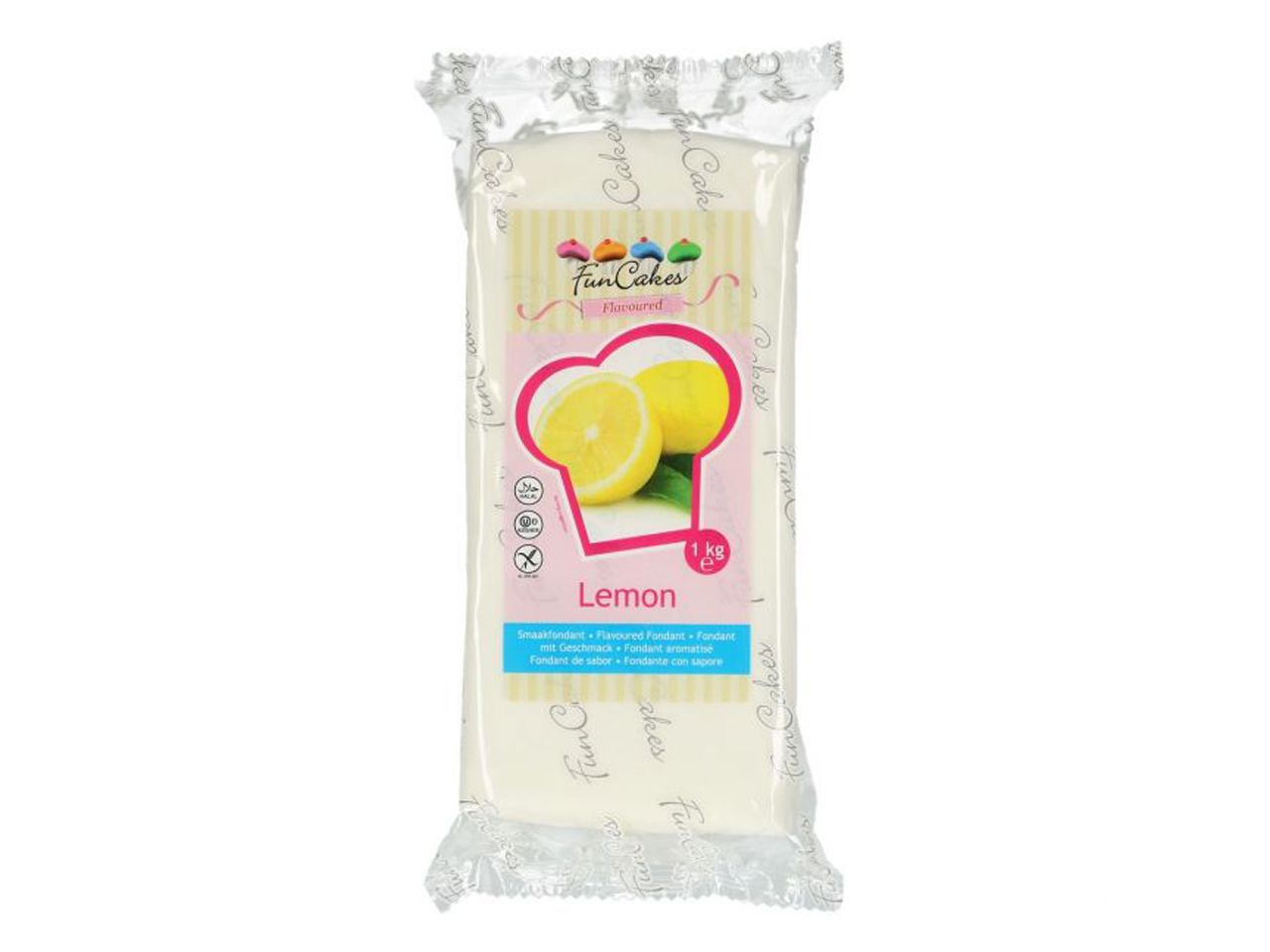 funcakes fondant flavour zitrone 1kg