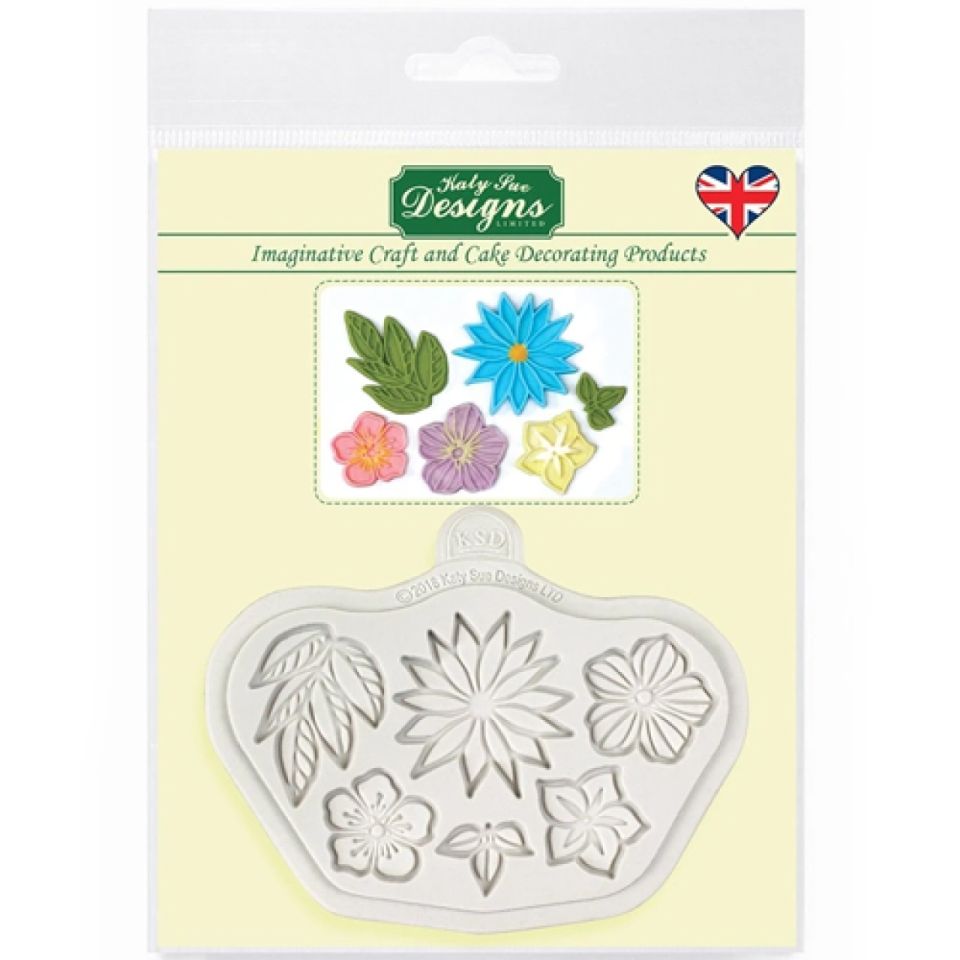 fondant mould romantic daisy