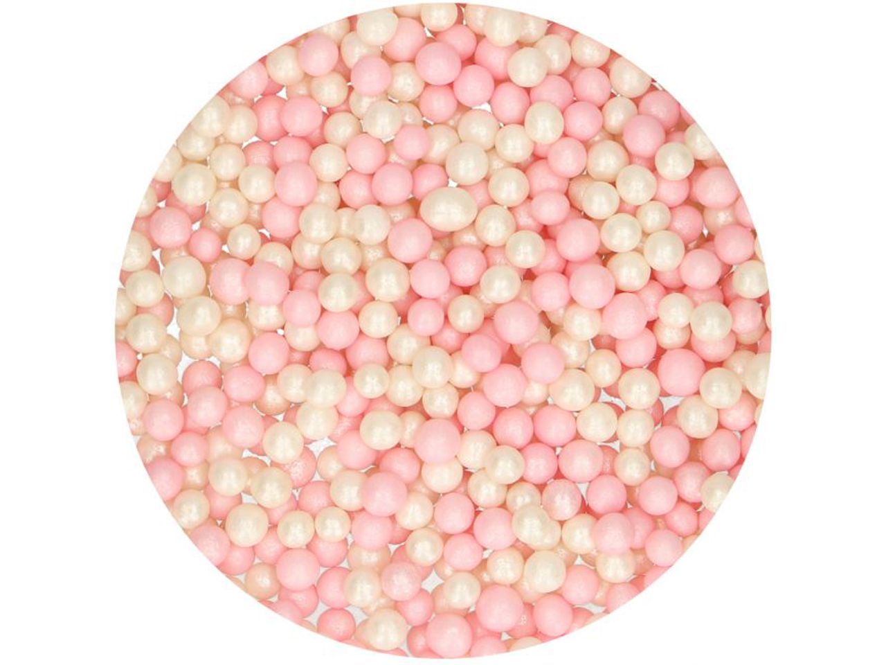 funcakes weiche zuckerperlen pink weiss 60g