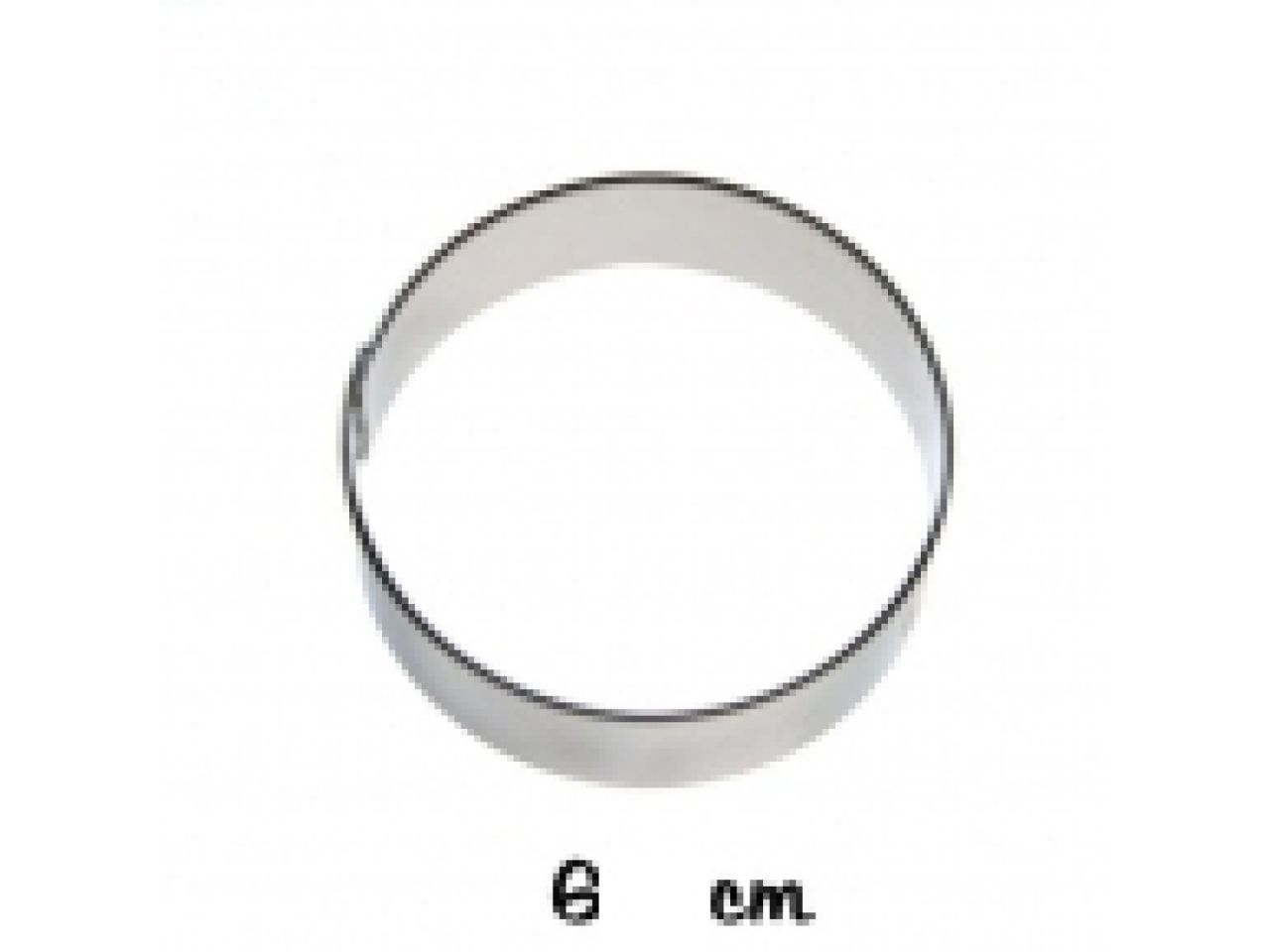 plaetzchen ausstecher rund kreis 6 cm edelstahl