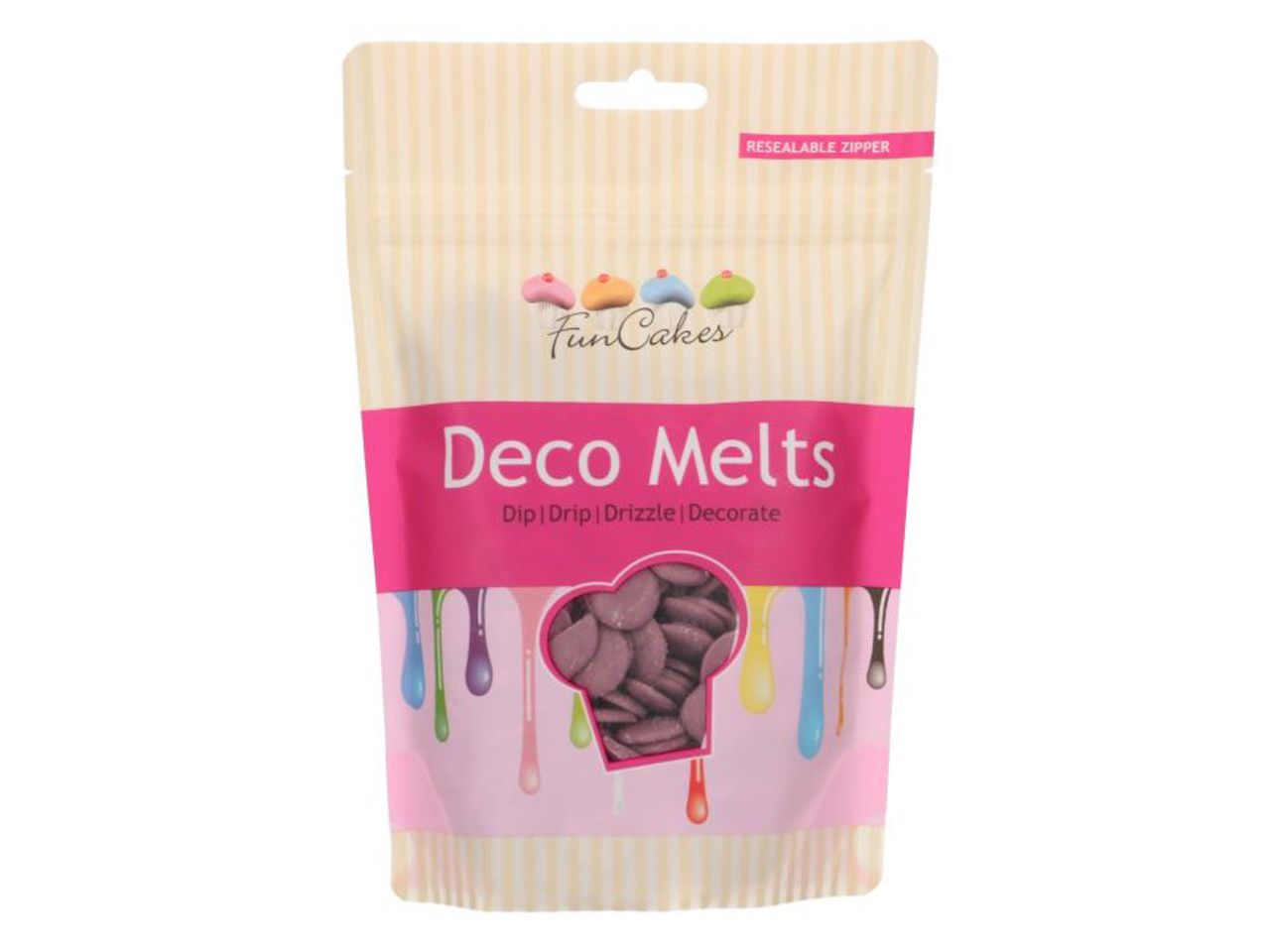 funcakes deco melts lila 250g