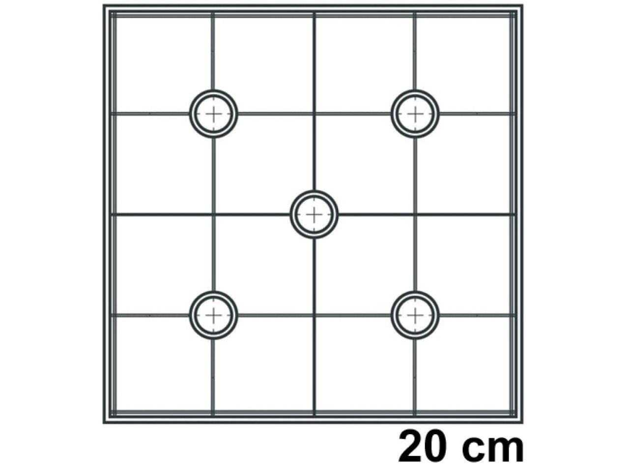 cake frame boardn set 20 cm square
